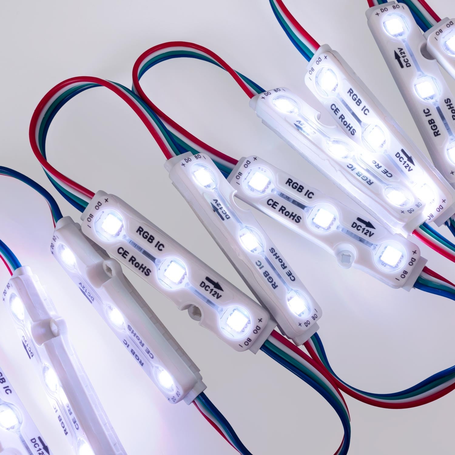 Módulos LED RGB IC para rótulos - 0.72W - 12V - IP65 - 120º