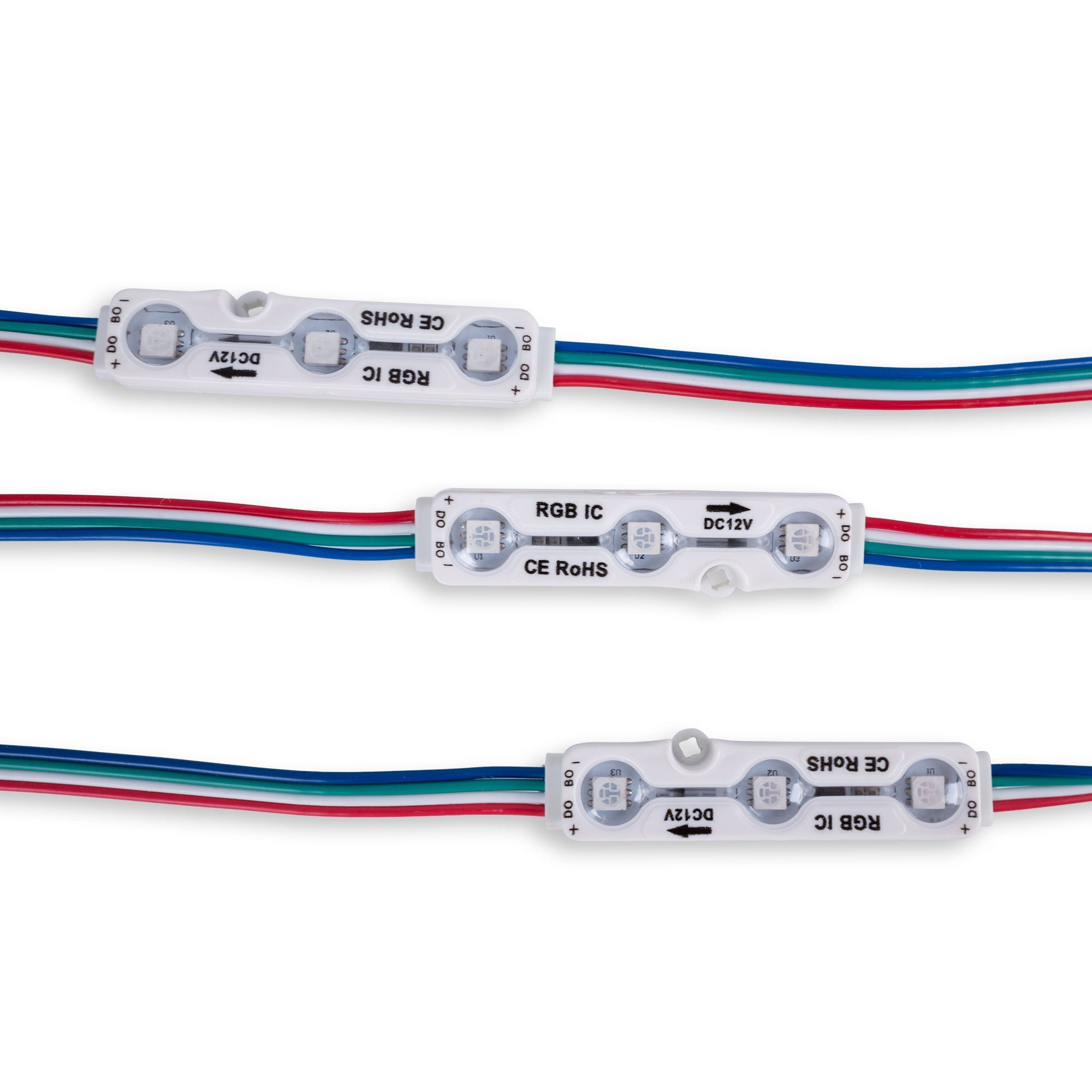 Módulos LED RGB IC para rótulos - 0.72W - 12V - IP65 - 120º