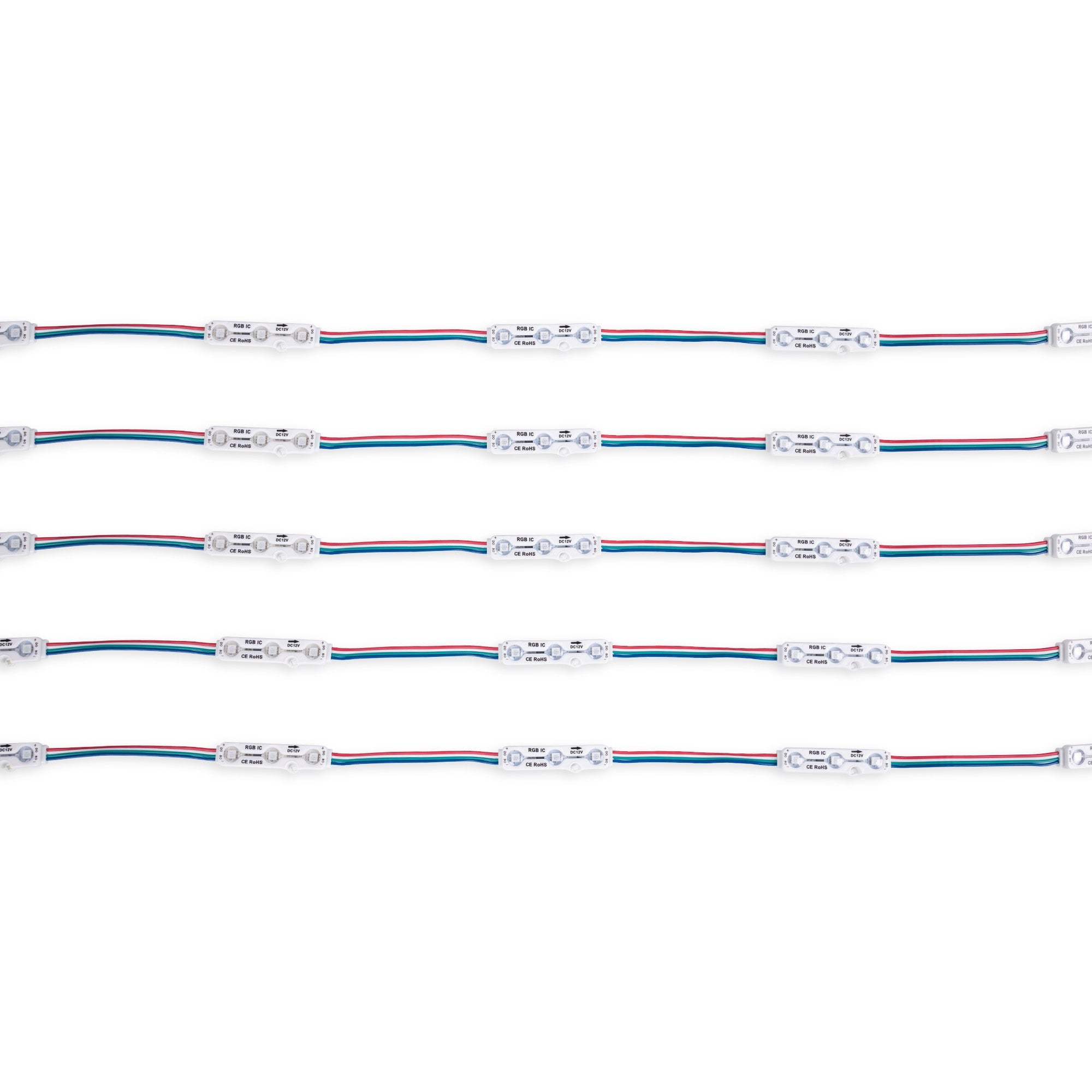 Módulos LED RGB IC para rótulos - 0.72W - 12V - IP65 - 120º