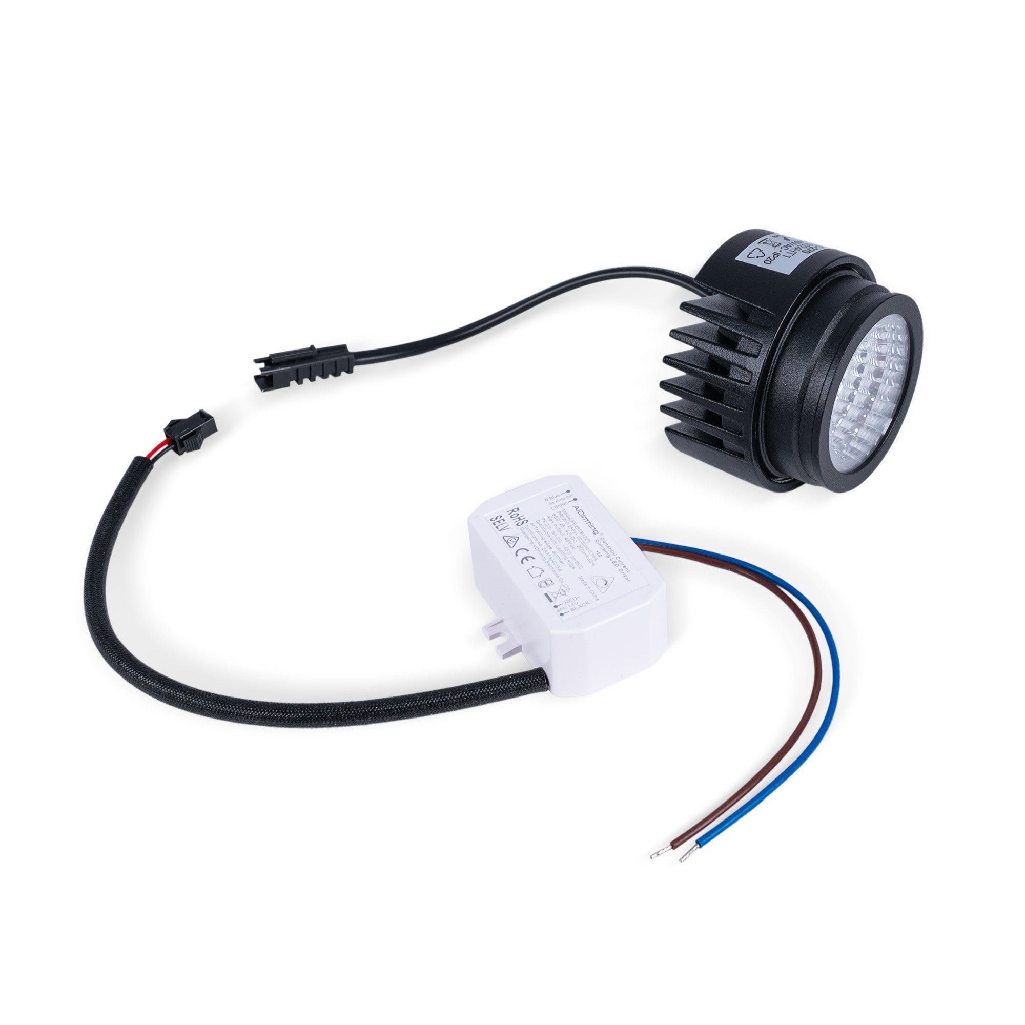 Módulo LED 7W para aro downlight MR16/GU10 - Regulable por TRIAC - 45º - CRI 90