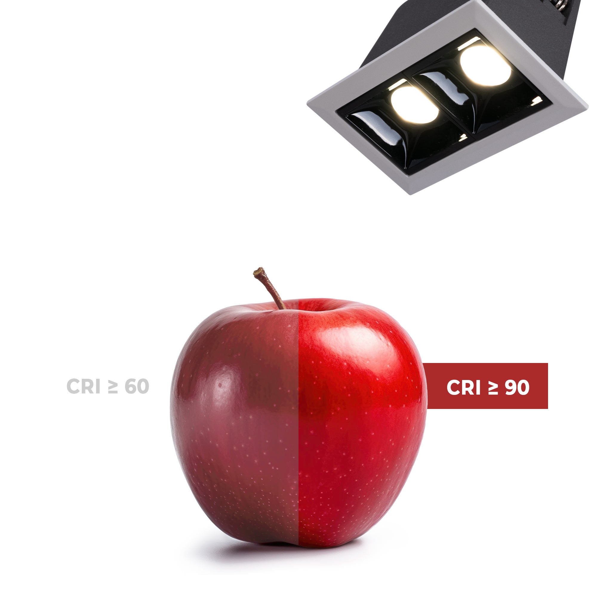 Foco lineal LED empotrable 4W - UGR18 - CRI90 - Chip OSRAM