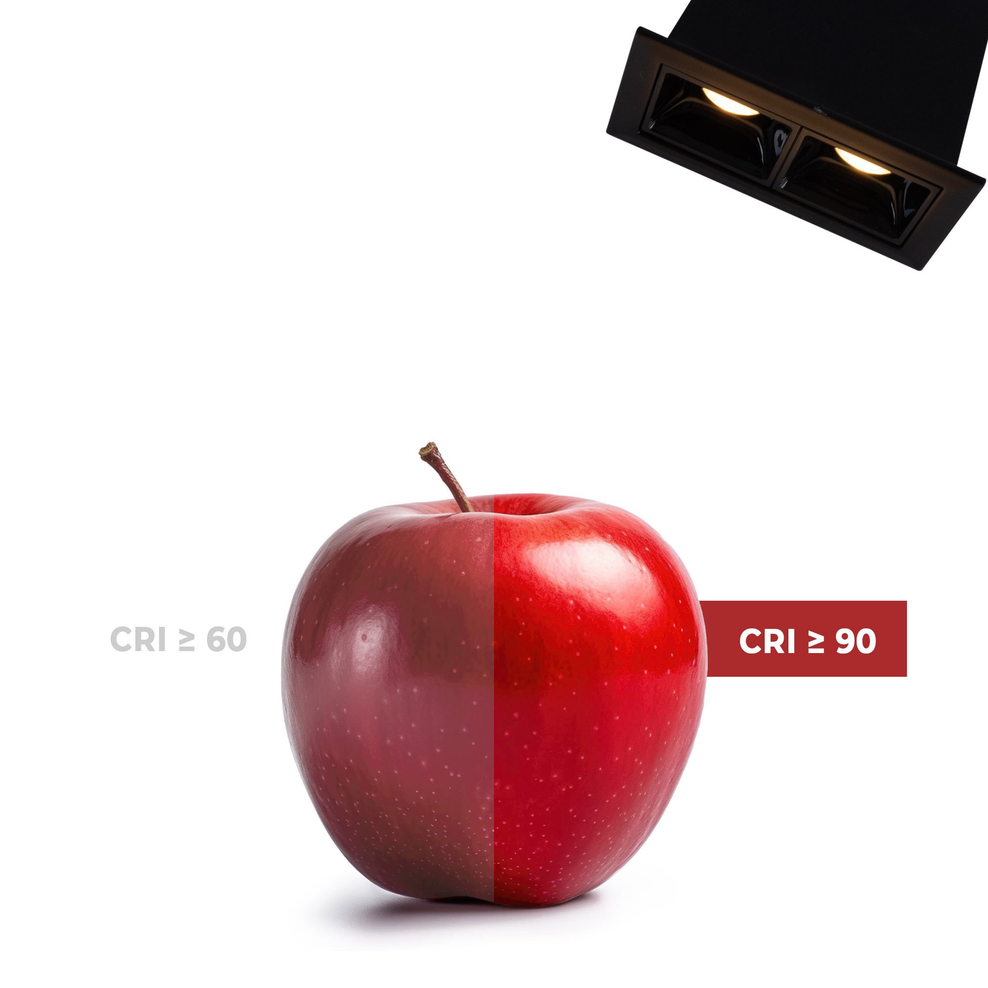 Foco lineal LED empotrable 4W - UGR18 - CRI90 - Chip OSRAM