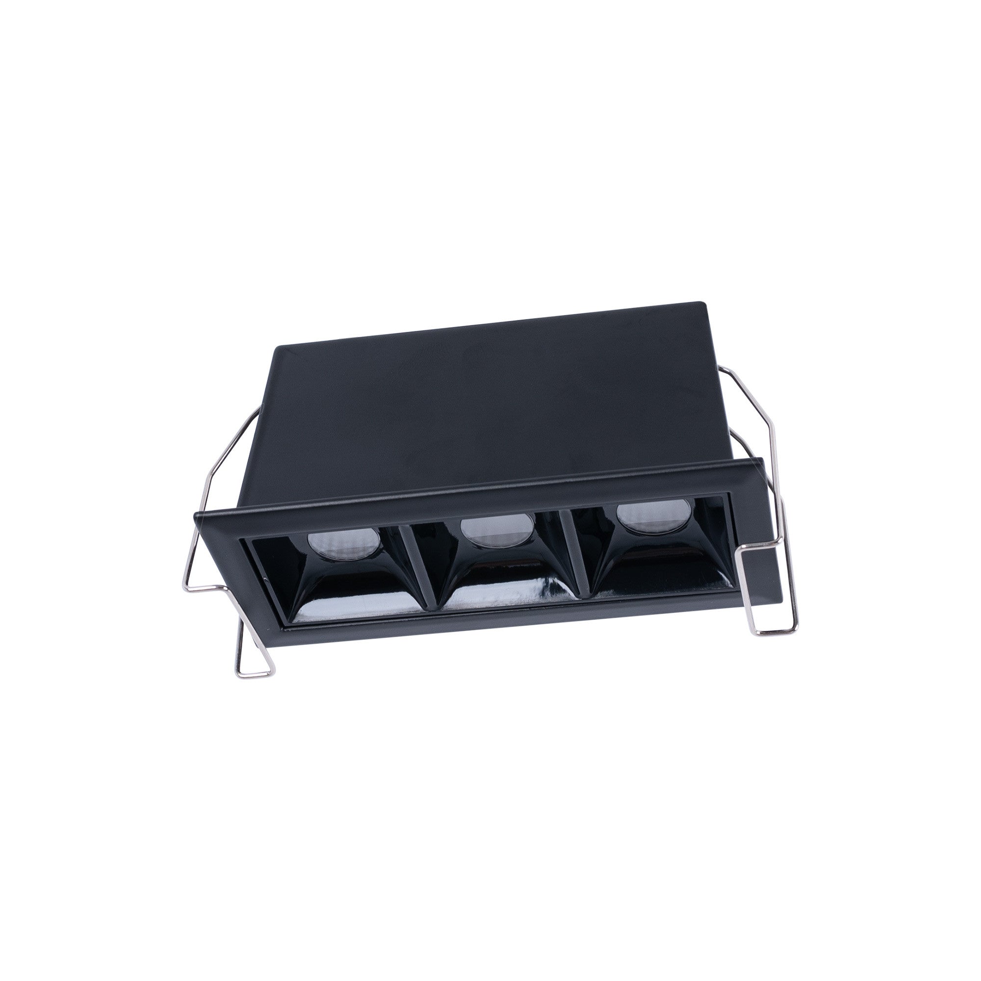 Foco lineal LED empotrable triple 6W - UGR18 - CRI90 - Chip OSRAM