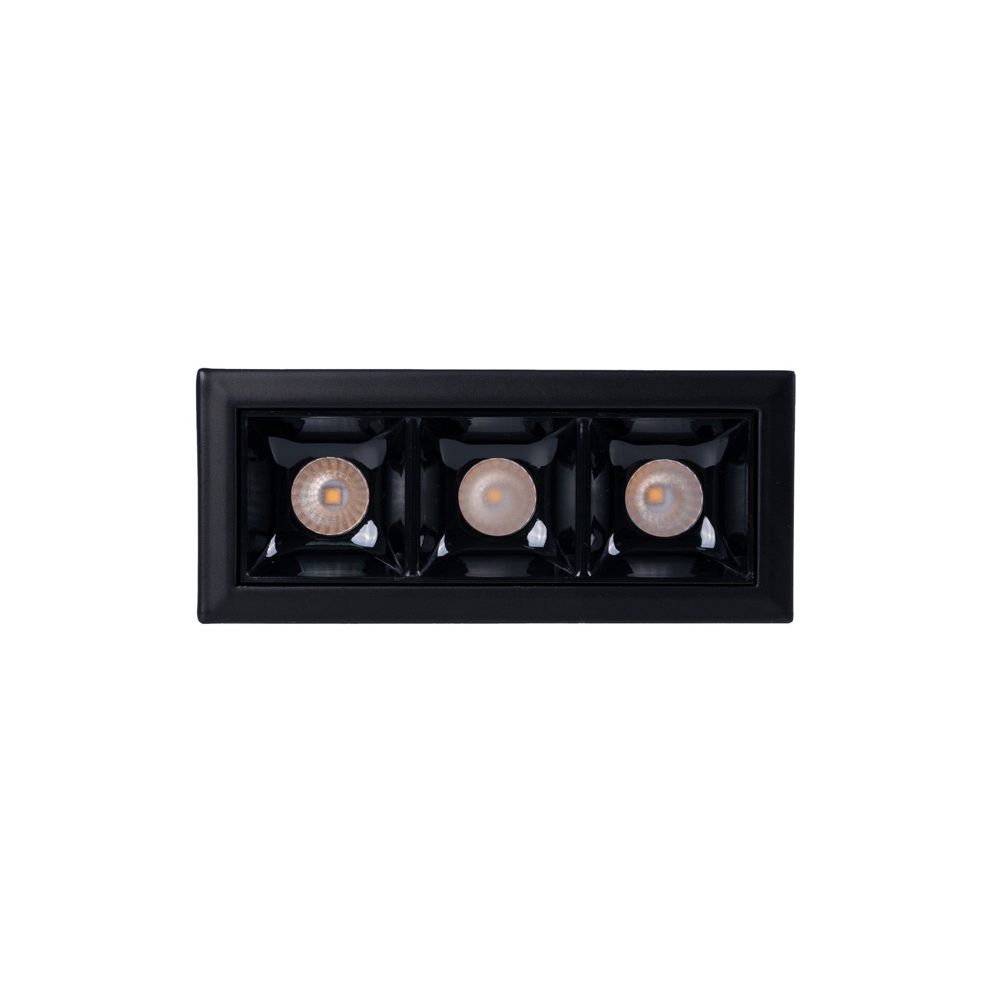 Foco lineal LED empotrable triple 6W - UGR18 - CRI90 - Chip OSRAM