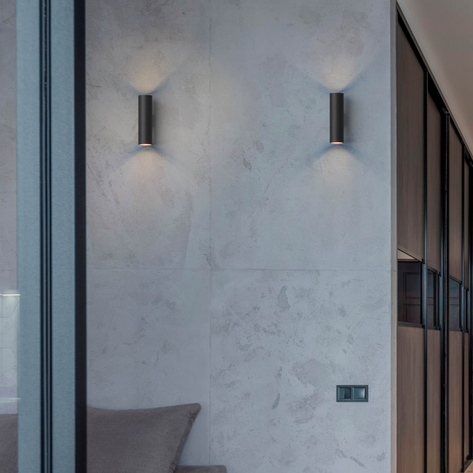 Aplique de pared "UP and Down" GU10 50Wx2