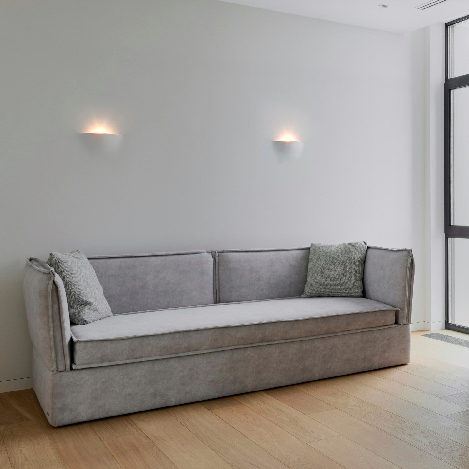 Aplique de pared empotrable de escayola "ZIRCON" - Trimless / integración - G9