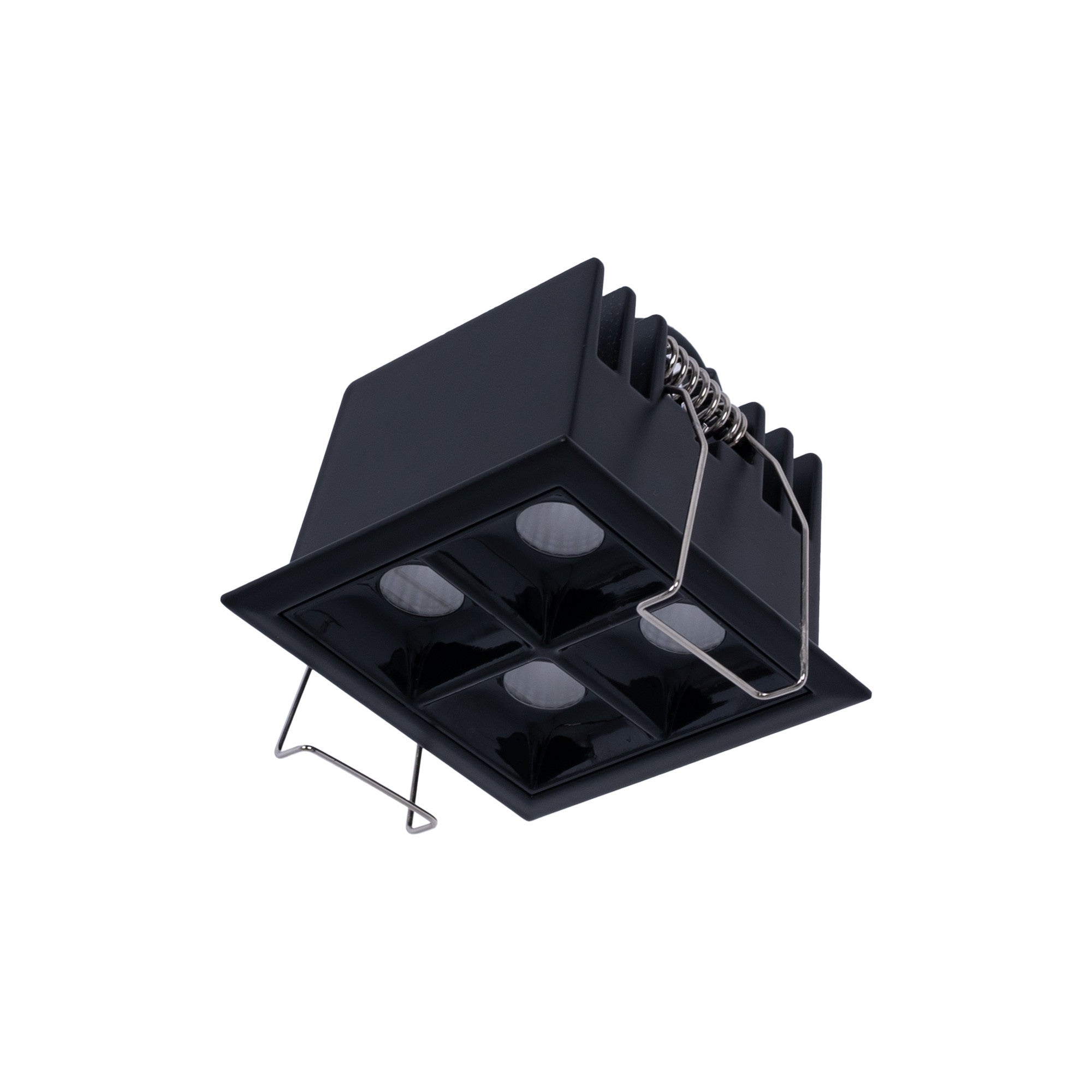 Downlight LED cuadrado empotrable 8W - 4 Focos - UGR18 - CRI90 - Chip OSRAM