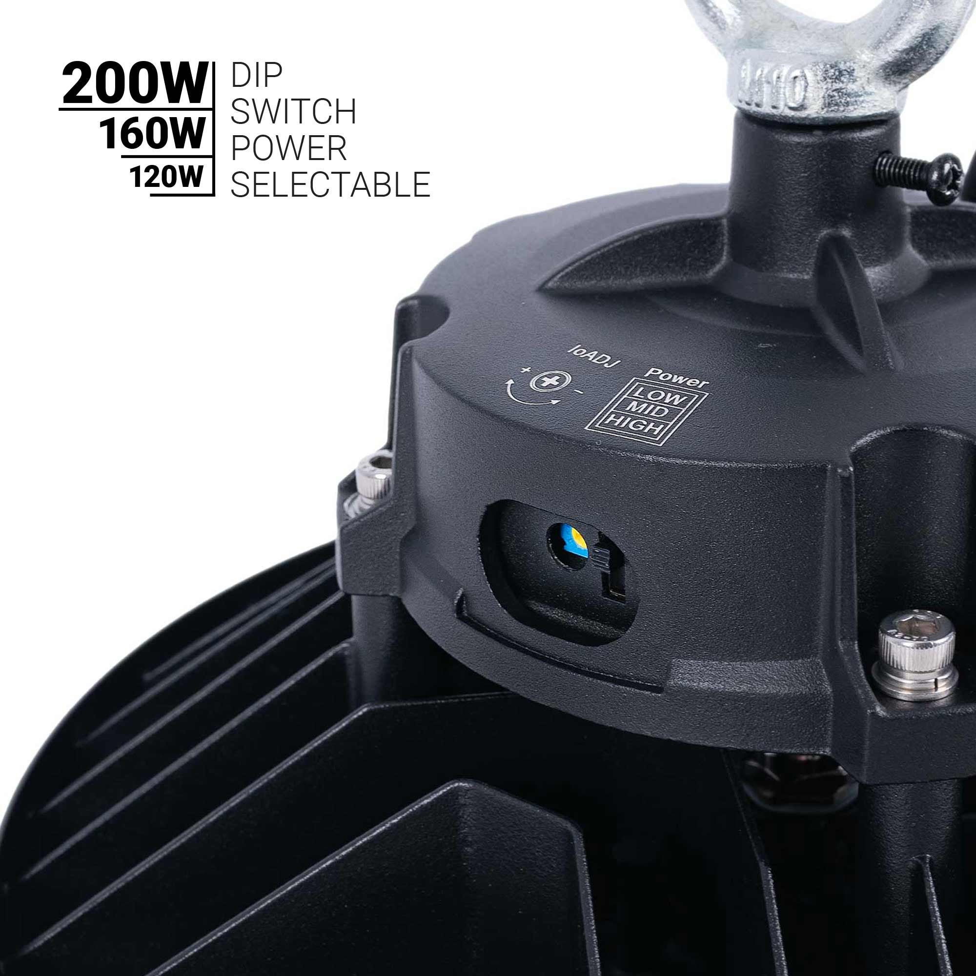 Campana LED industrial - 200W - PHILIPS Lumileds - Driver LIFUD - 5000K - IP65 - 7 años garantía