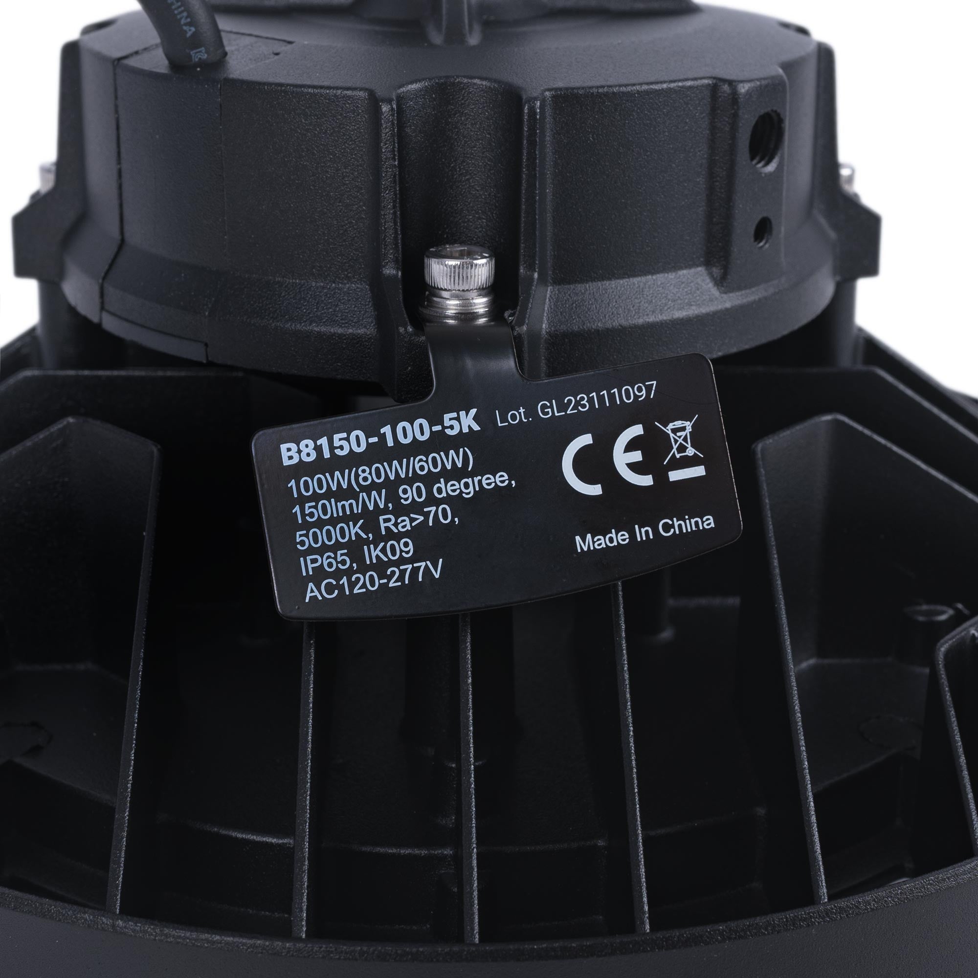 Campana LED industrial - 100W - PHILIPS Lumileds - Driver LIFUD - 5000K - IP65 - 7 años garantía