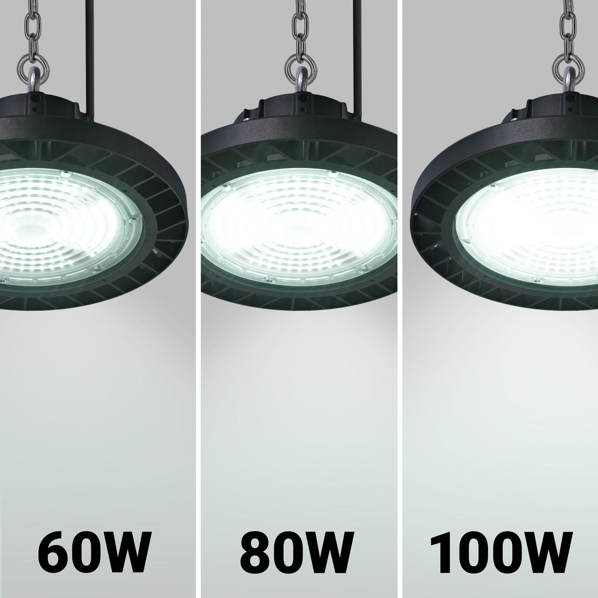 Campana LED industrial - 100W - PHILIPS Lumileds - Driver LIFUD - 5000K - IP65 - 7 años garantía
