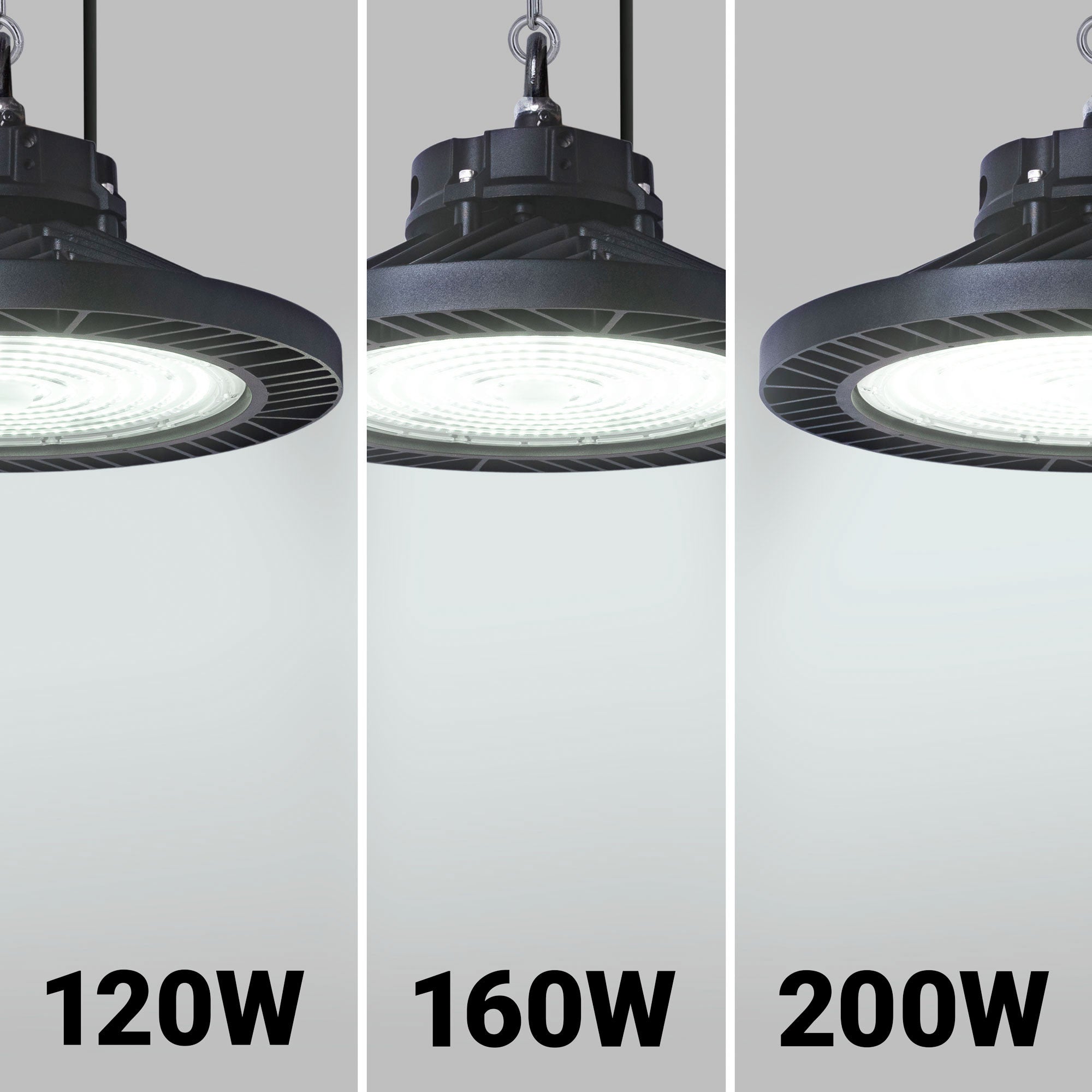 Campana LED industrial - 200W - PHILIPS Lumileds - Driver LIFUD - 5000K - IP65 - 7 años garantía