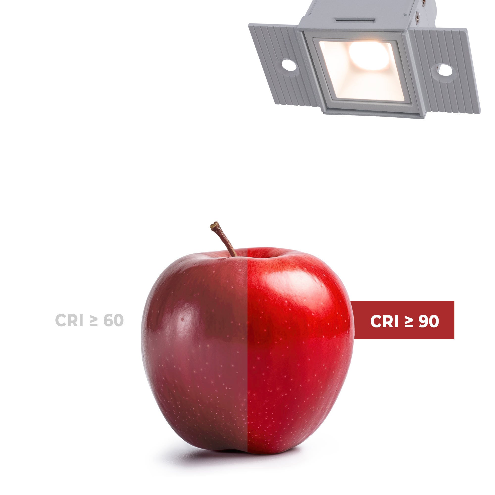 Foco lineal LED trimless / integración - 2W - UGR18 - CRI90