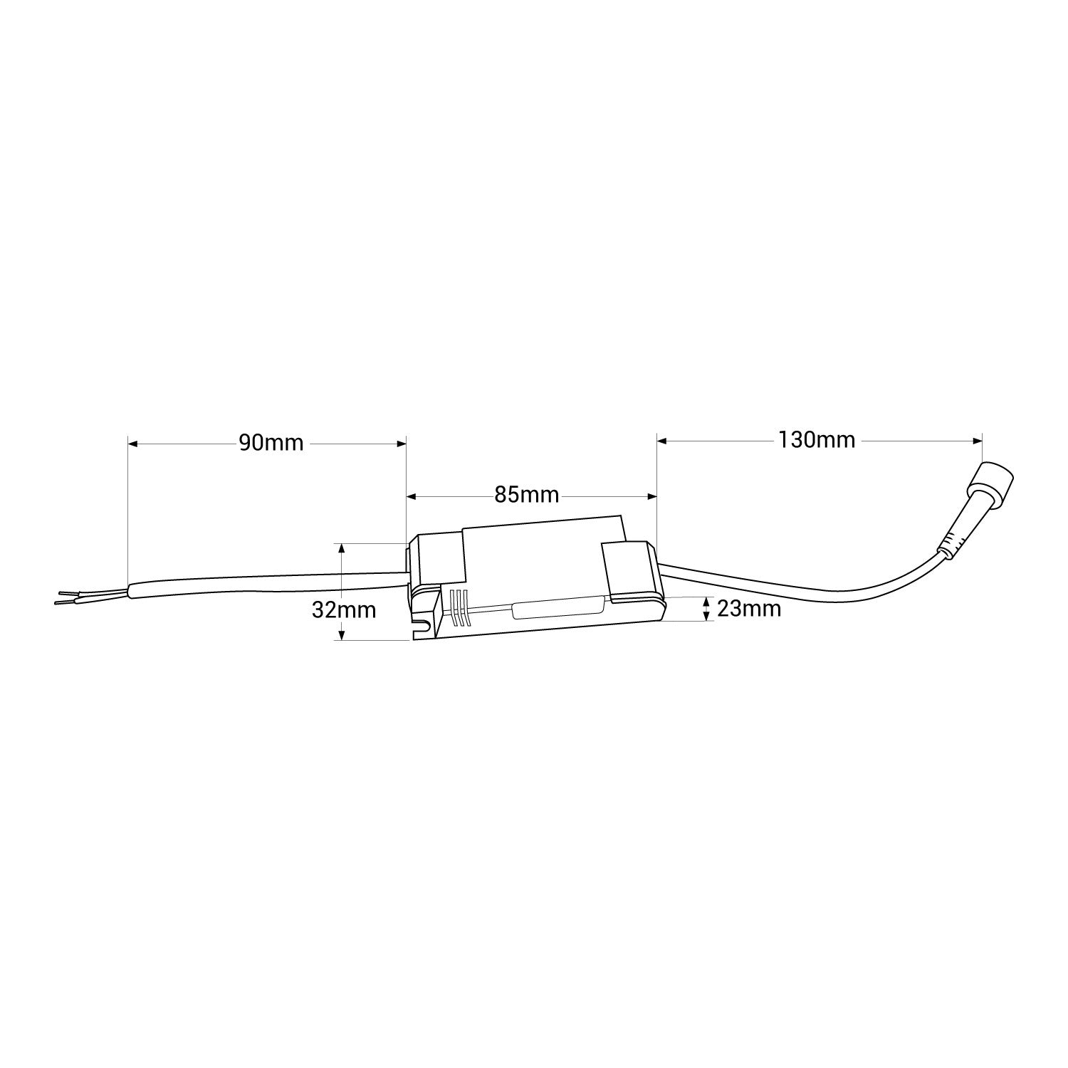 Foco lineal LED empotrable triple 6W - UGR18 - CRI90 - Chip OSRAM