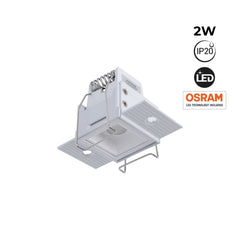 Foco lineal LED trimless / integración - 2W - UGR18 - CRI90