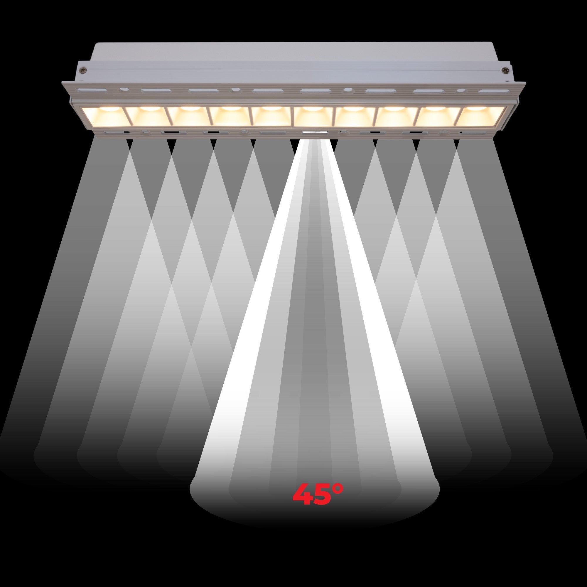 Foco lineal LED trimless / integración - 20W - UGR18 - CRI90