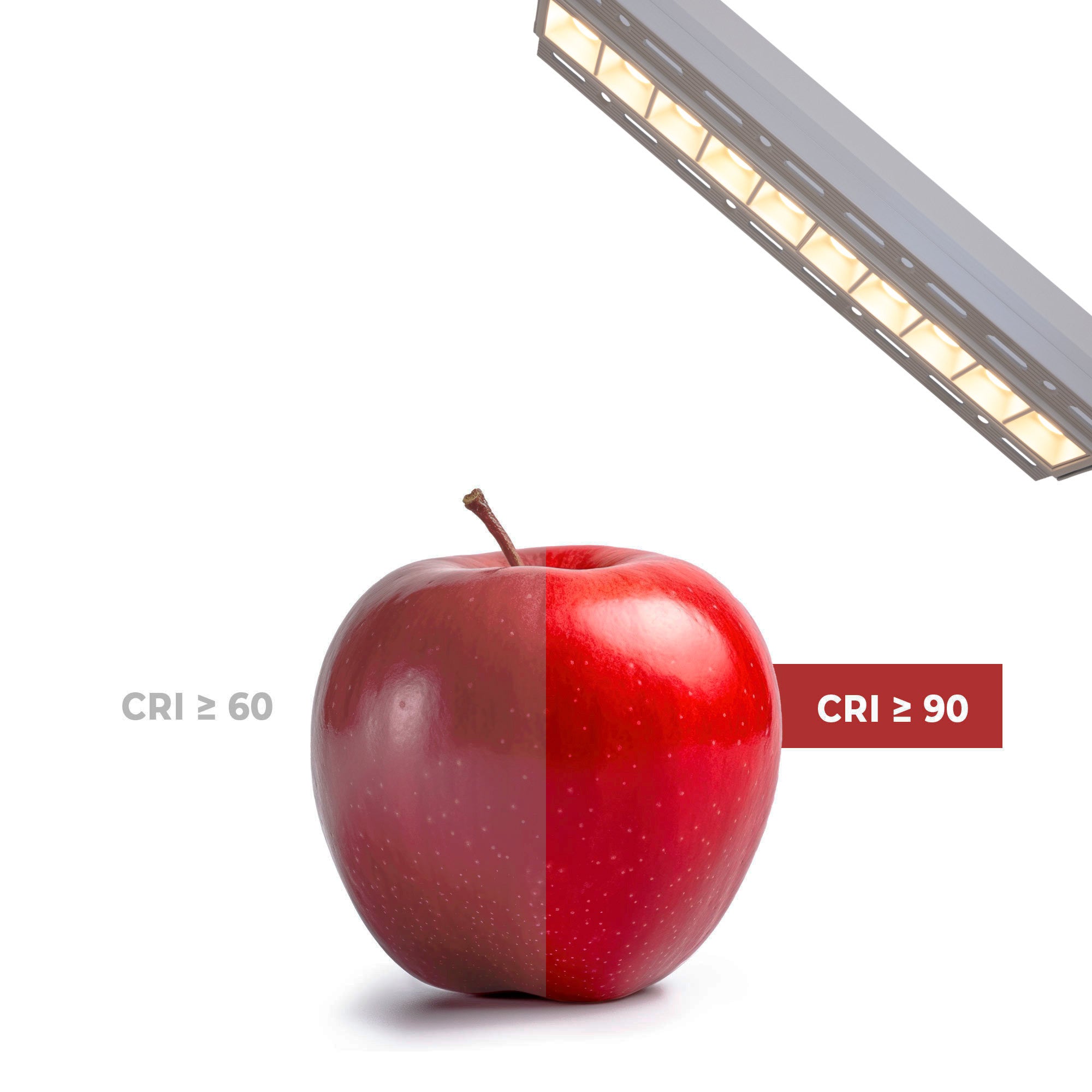 Foco lineal LED trimless / integración - 20W - UGR18 - CRI90