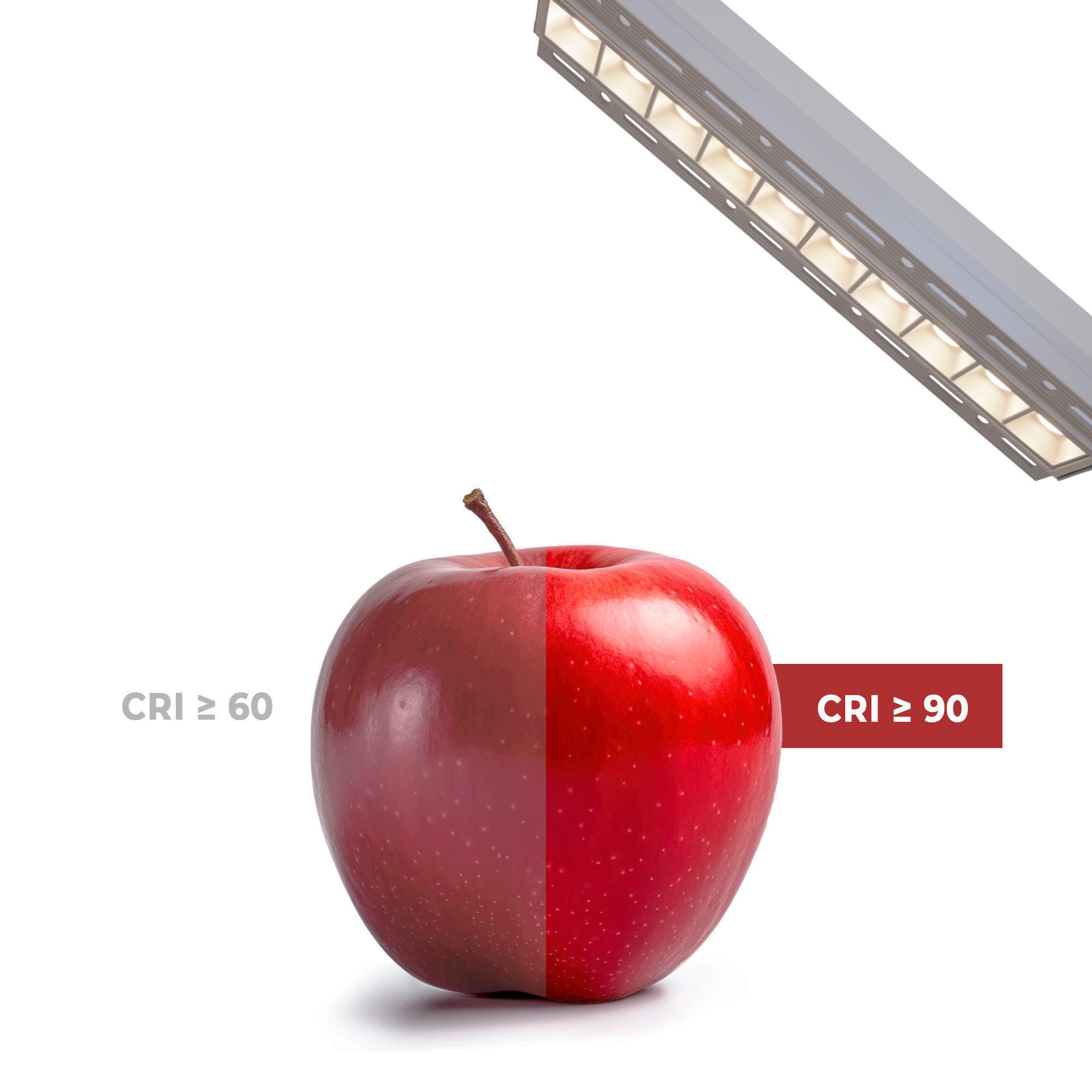 Foco lineal LED trimless / integración - 20W - UGR18 - CRI90