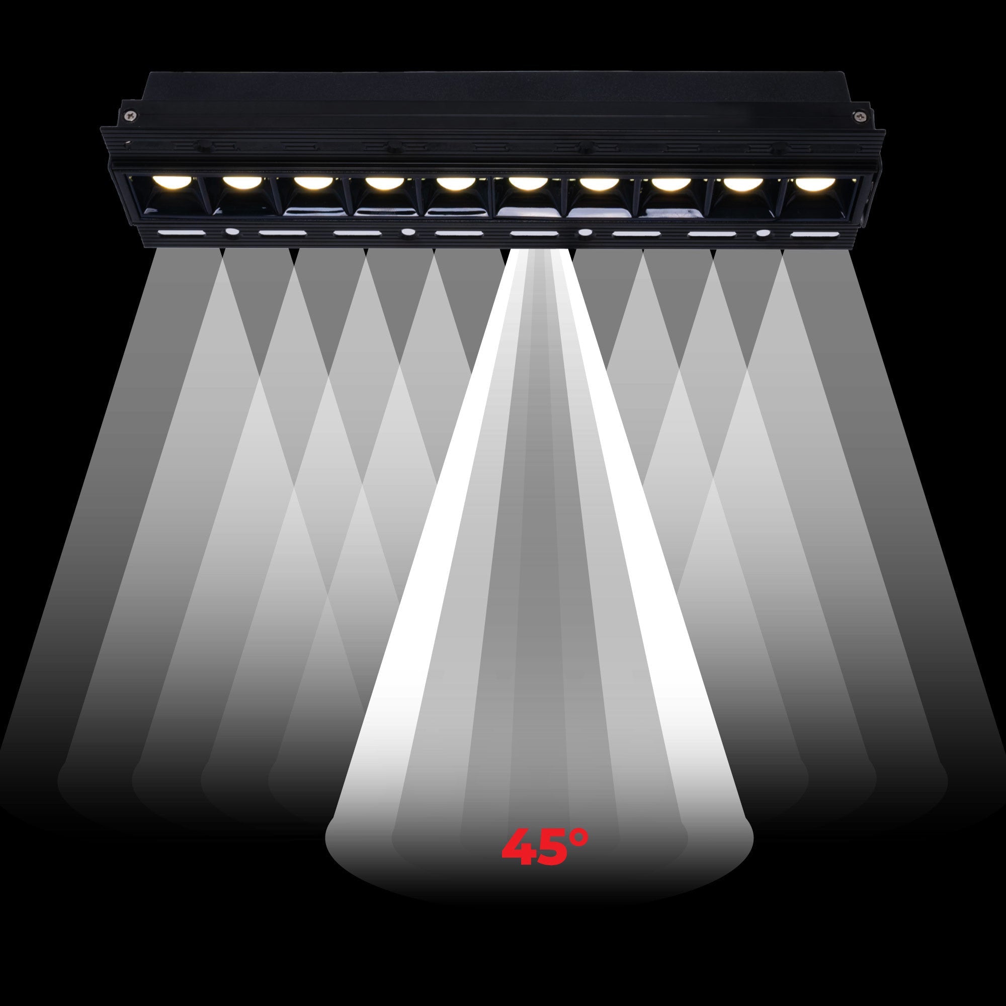 Foco lineal LED trimless / integración - 20W - UGR18 - CRI90