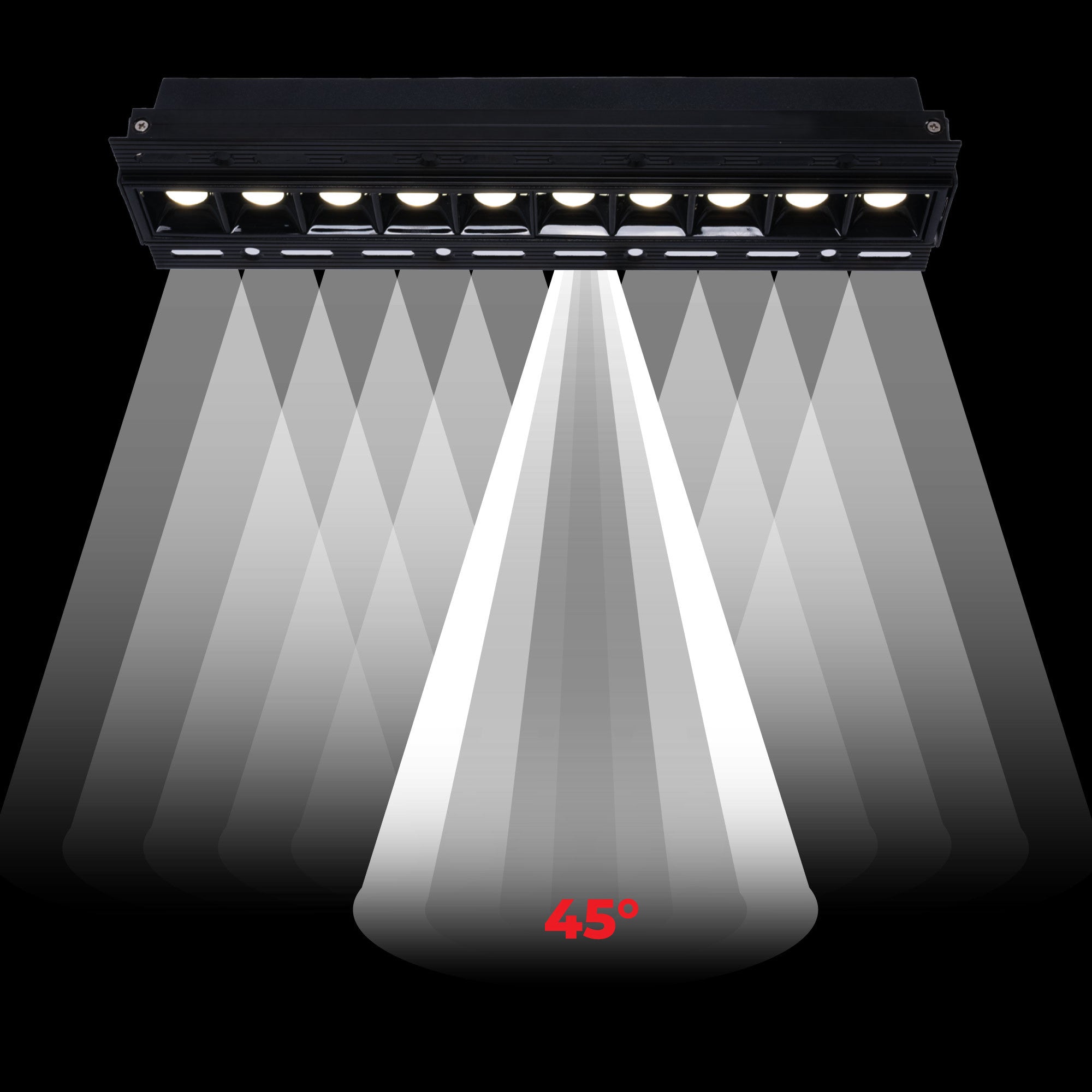 Foco lineal LED trimless / integración - 20W - UGR18 - CRI90