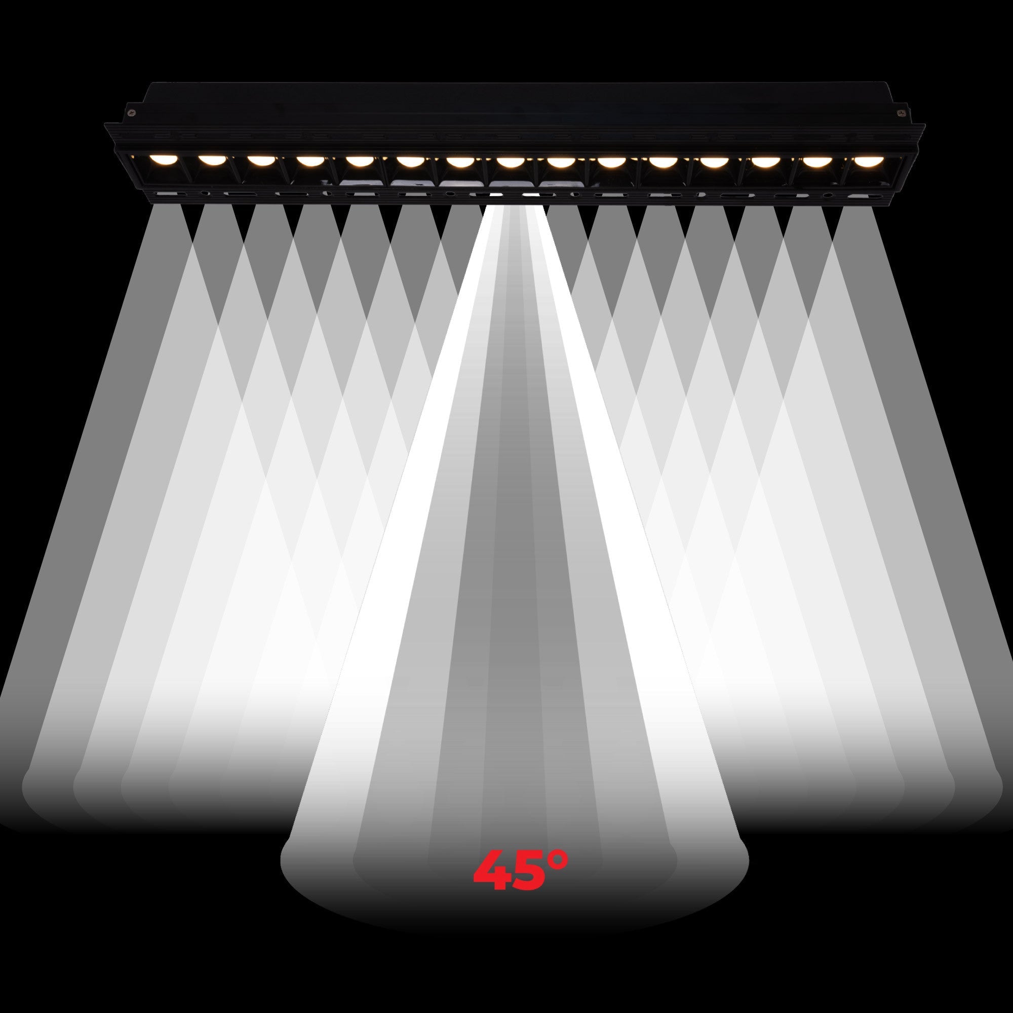 Foco lineal LED trimless / integración - 30W - UGR18 - CRI90