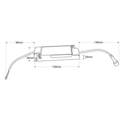 Foco lineal LED trimless / integración - 30W - UGR18 - CRI90