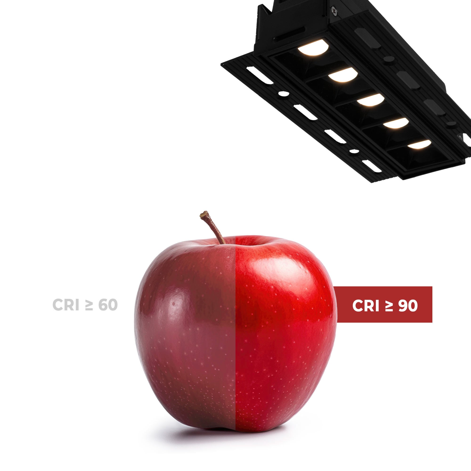 Foco lineal LED trimless / integración - 12W - UGR18 - CRI90