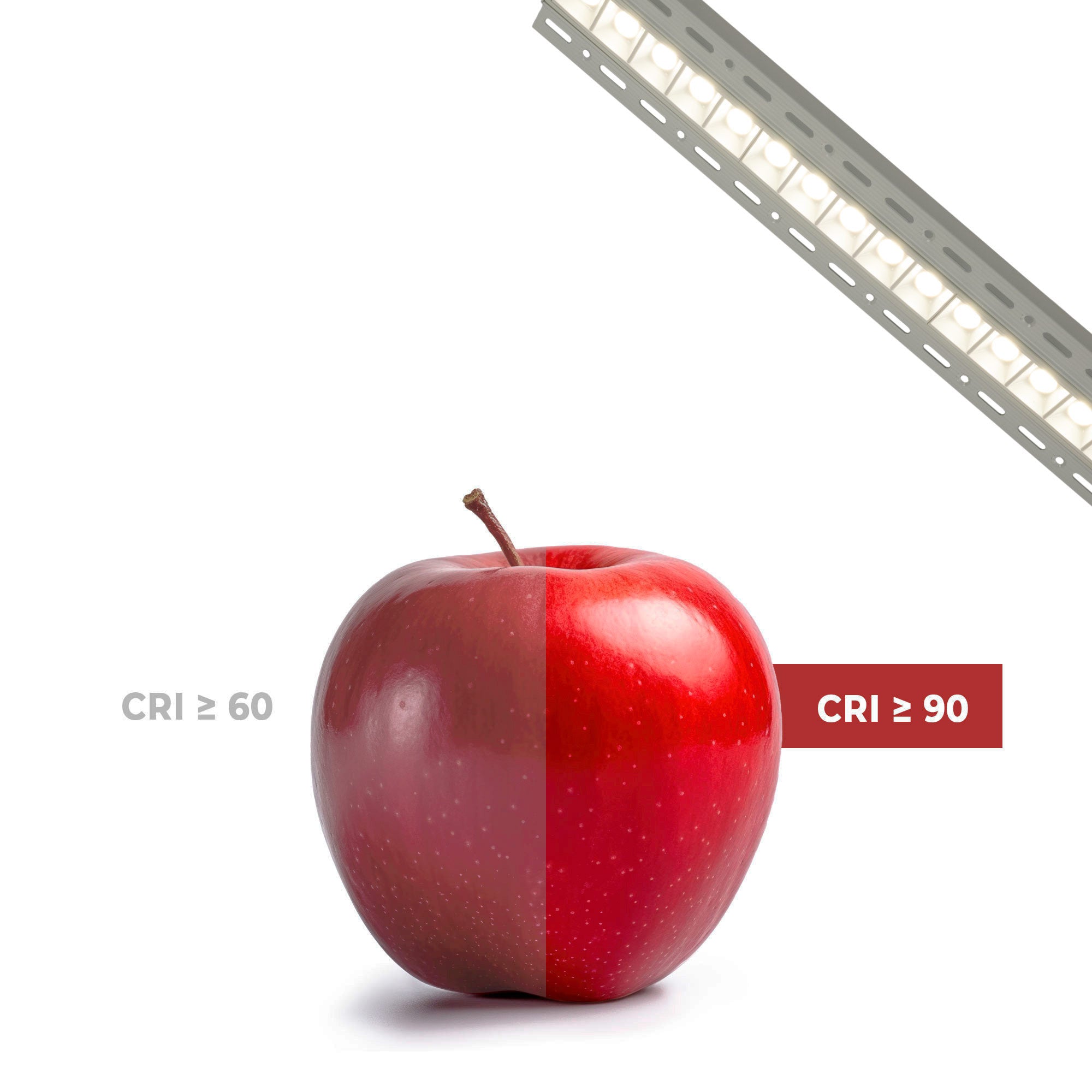 Foco lineal LED trimless / integración - 30W - UGR18 - CRI90