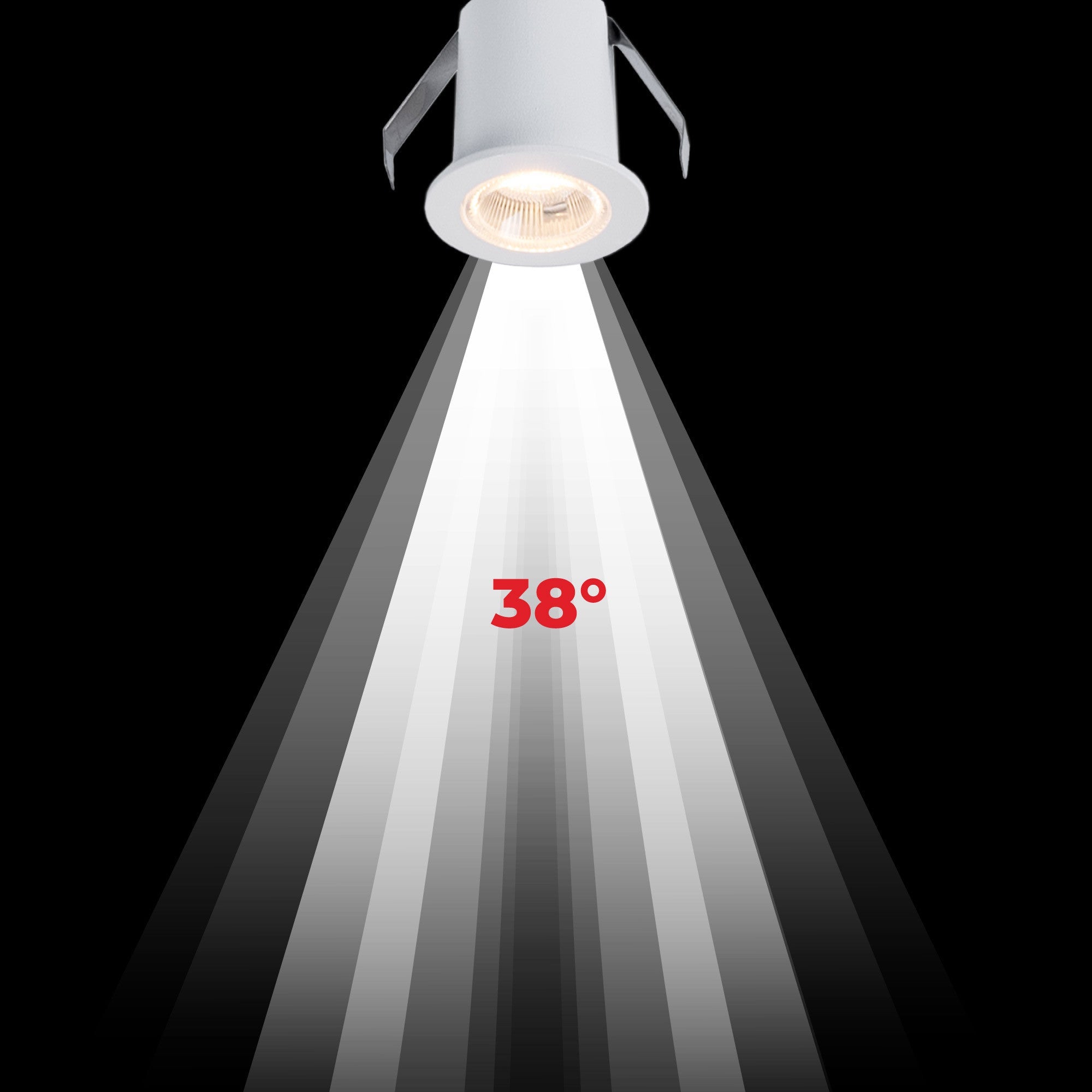 Downlight LED empotrable circular 2W - Chip Osram - UGR18 - Corte Ø 25mm - Blanco