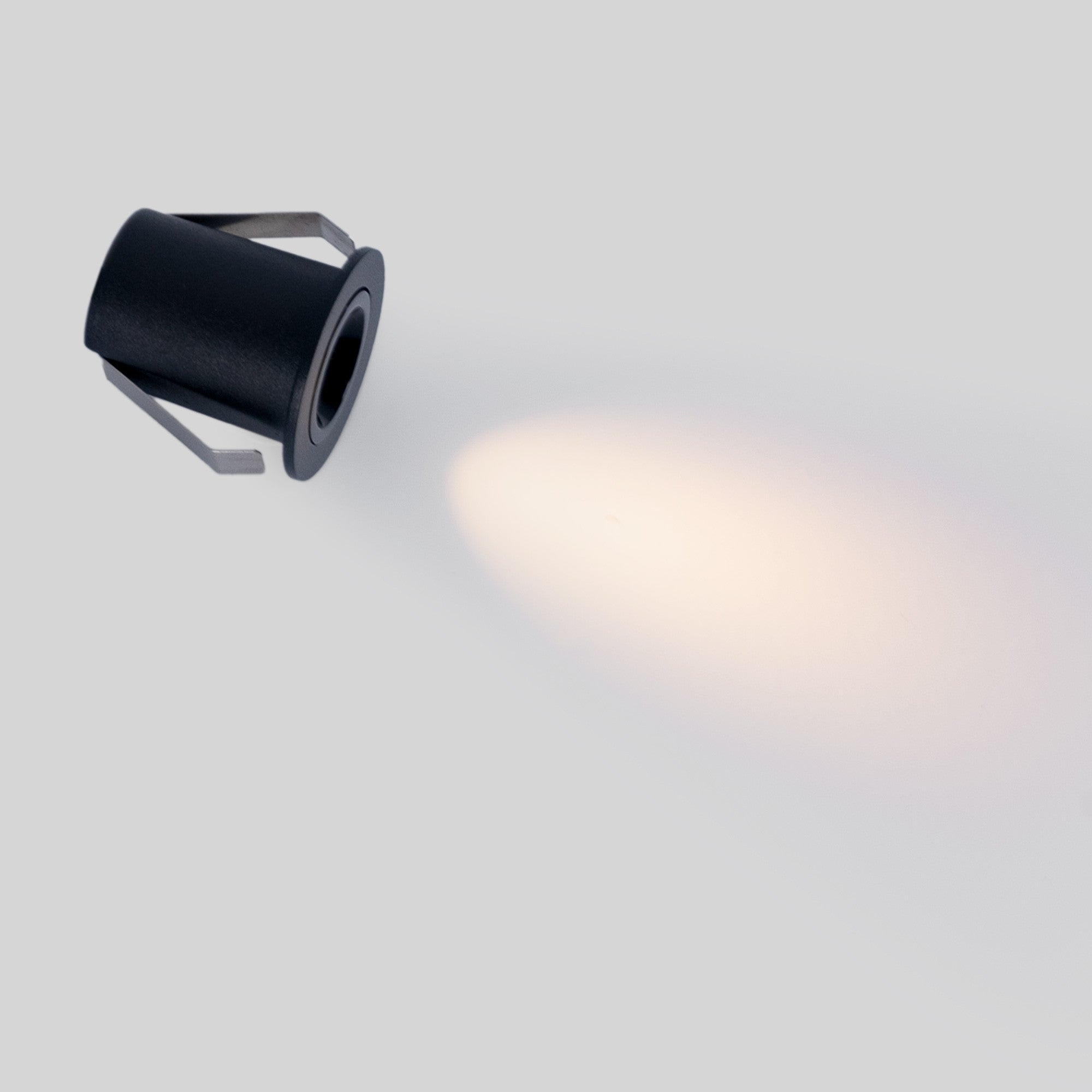 Downlight LED empotrable circular 2W - Chip Osram - UGR18 -  Corte Ø 25mm - Negro