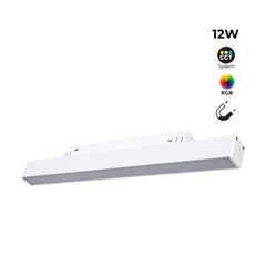 Luminaria lineal opal para carril magnético RGB + CCT - 12W - Mi Light - Blanco