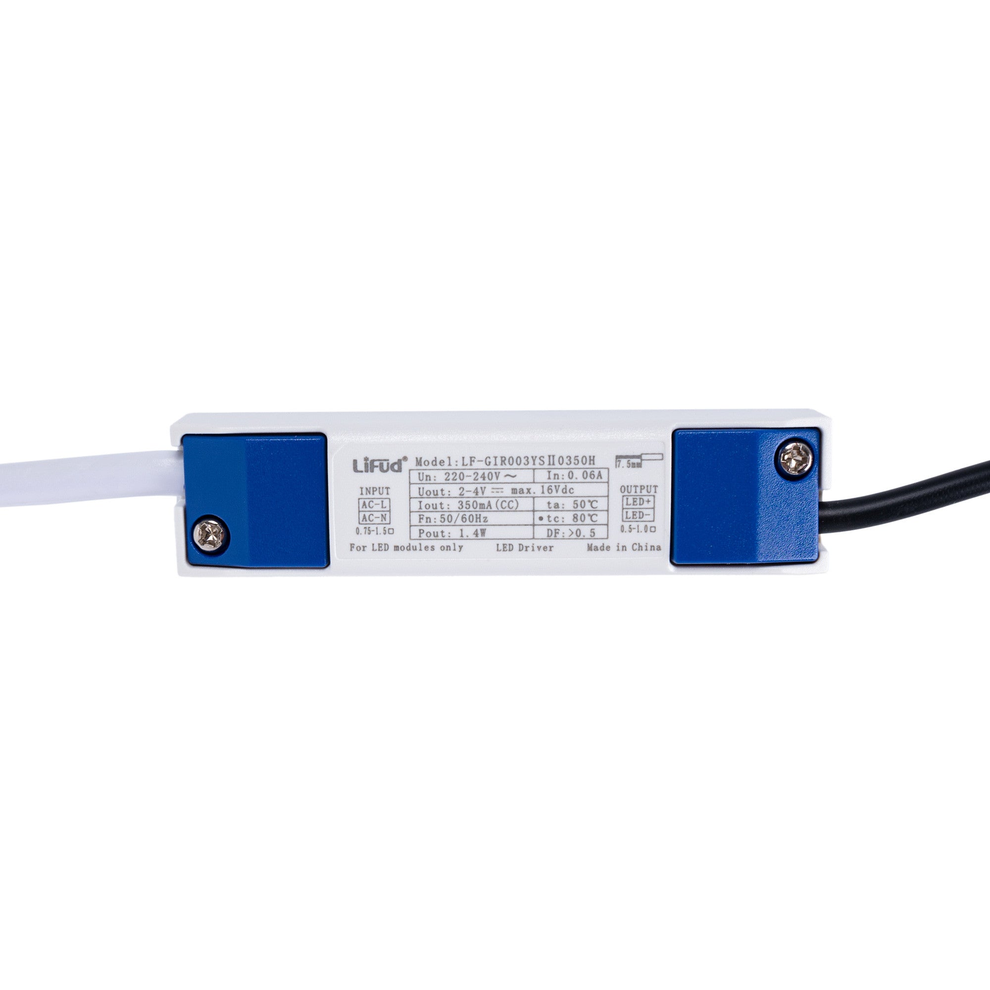 Downlight LED empotrable circular 2W - Chip Osram - UGR18 - Corte Ø 25mm - Blanco