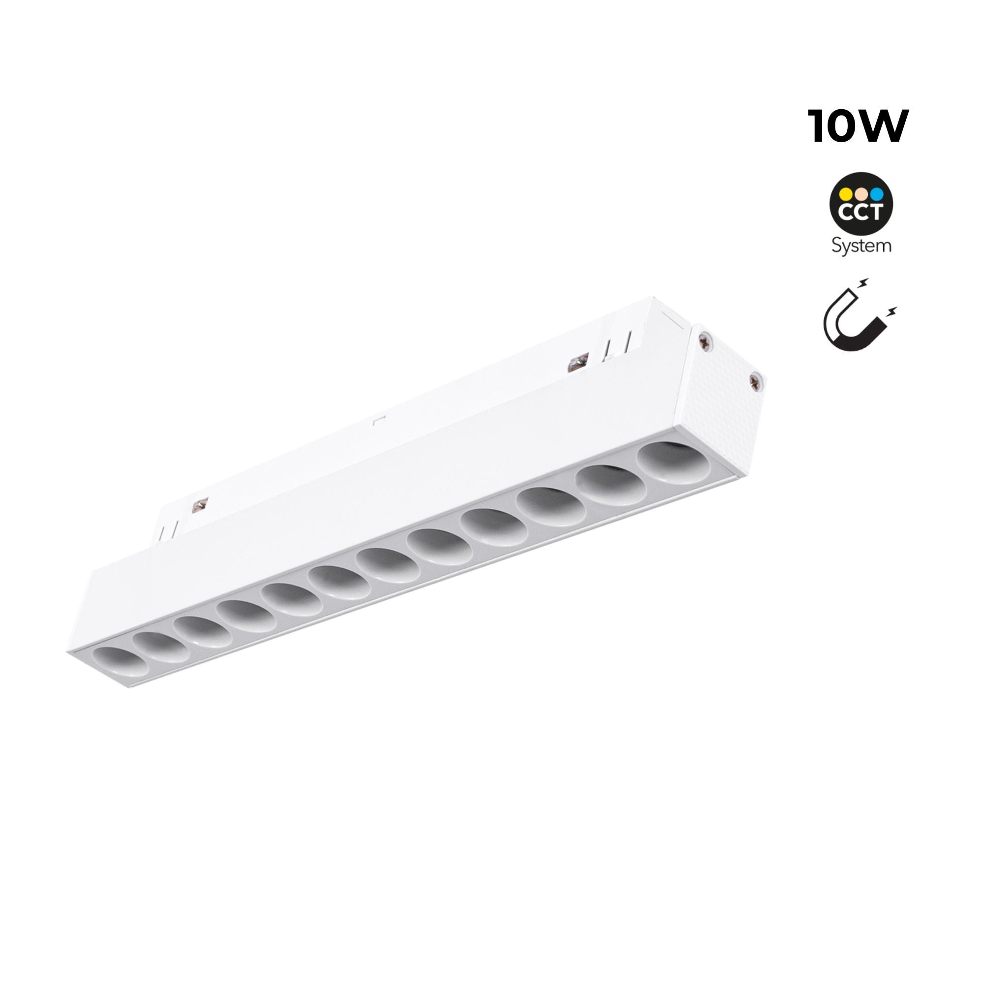 Luminaria lineal para carril magnético CCT - 10W - UGR18 - Mi Light