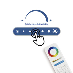Luminaria lineal opal para carril magnético RGB + CCT - 24W - Mi Light - Blanco