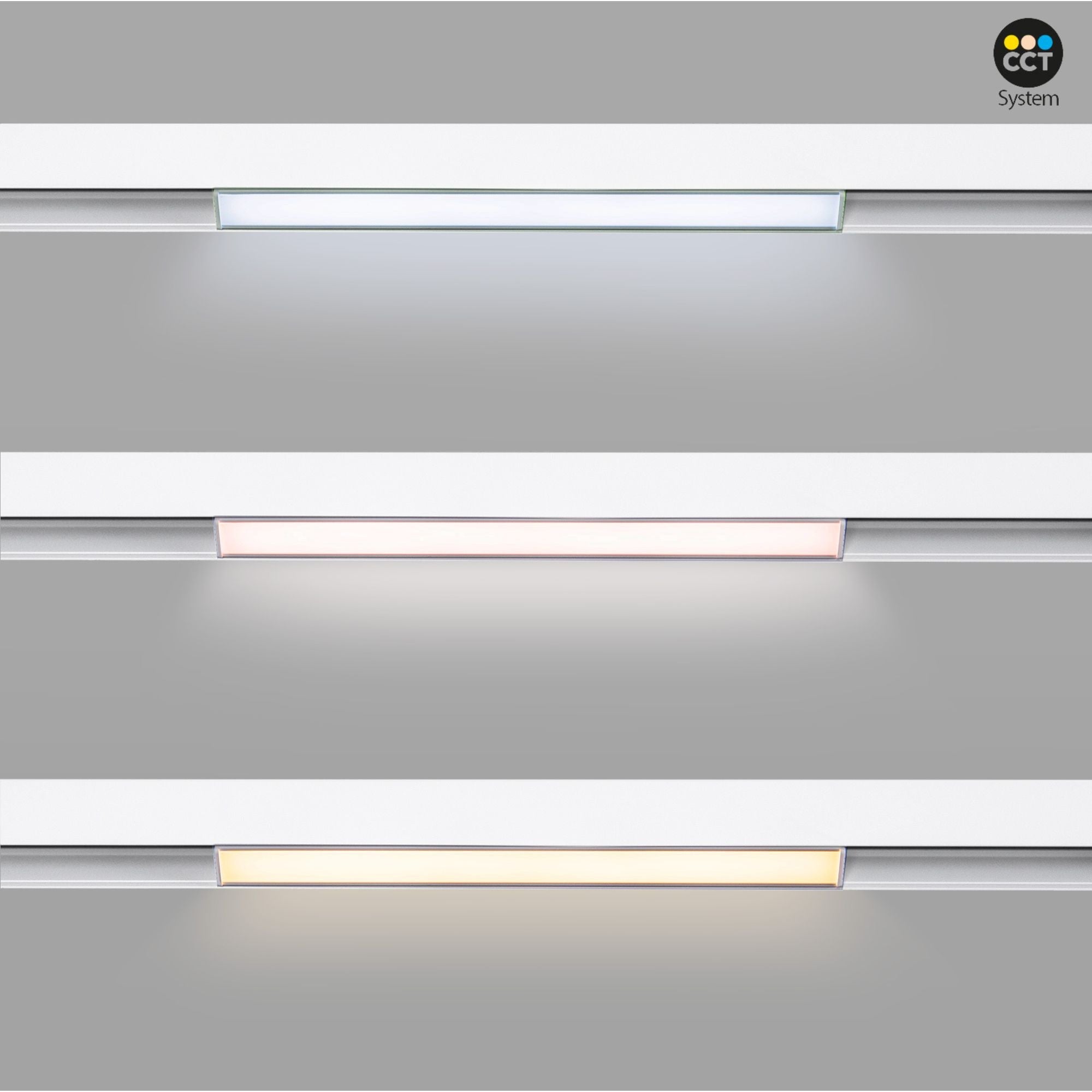 Luminaria lineal opal para carril magnético CCT - 12W - Mi Light