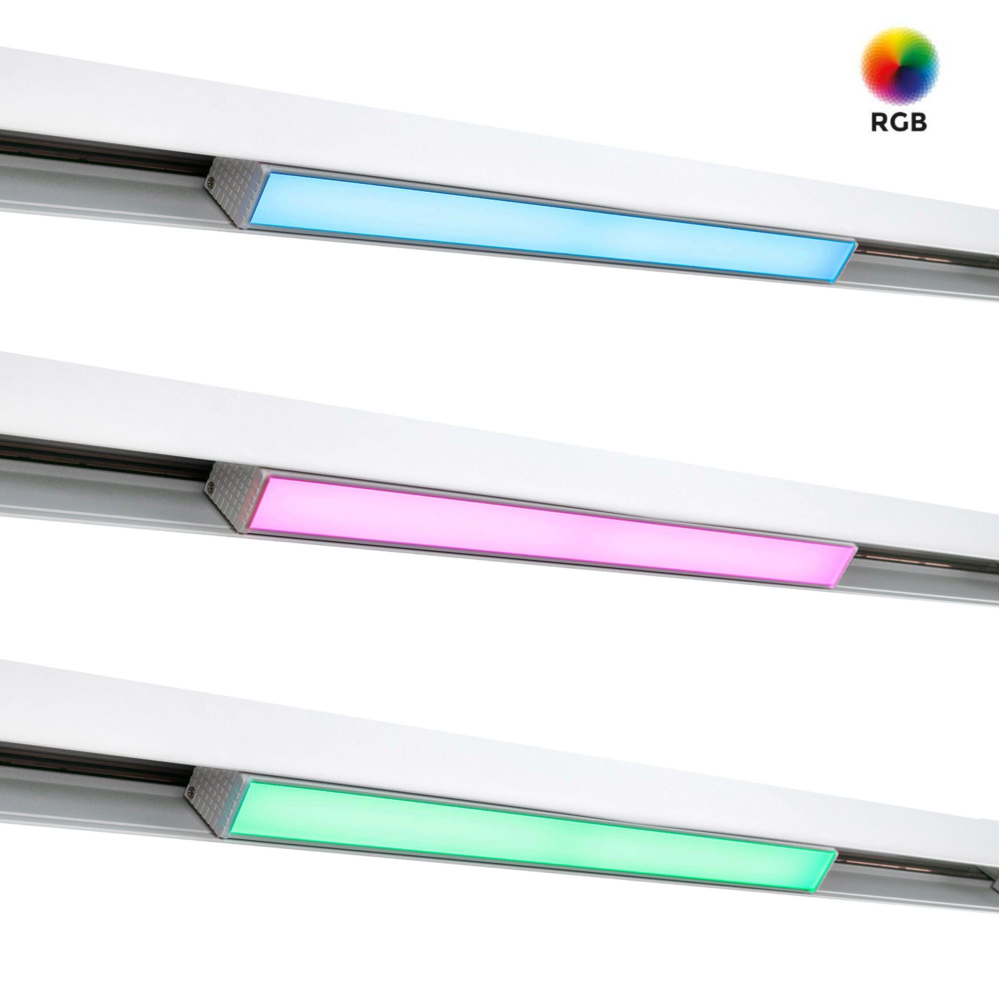 Luminaria lineal opal para carril magnético RGB + CCT - 12W - Mi Light - Blanco