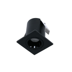Downlight LED empotrable cuadrado 2W - Chip Osram - UGR18 -  Corte Ø 25mm - Negro