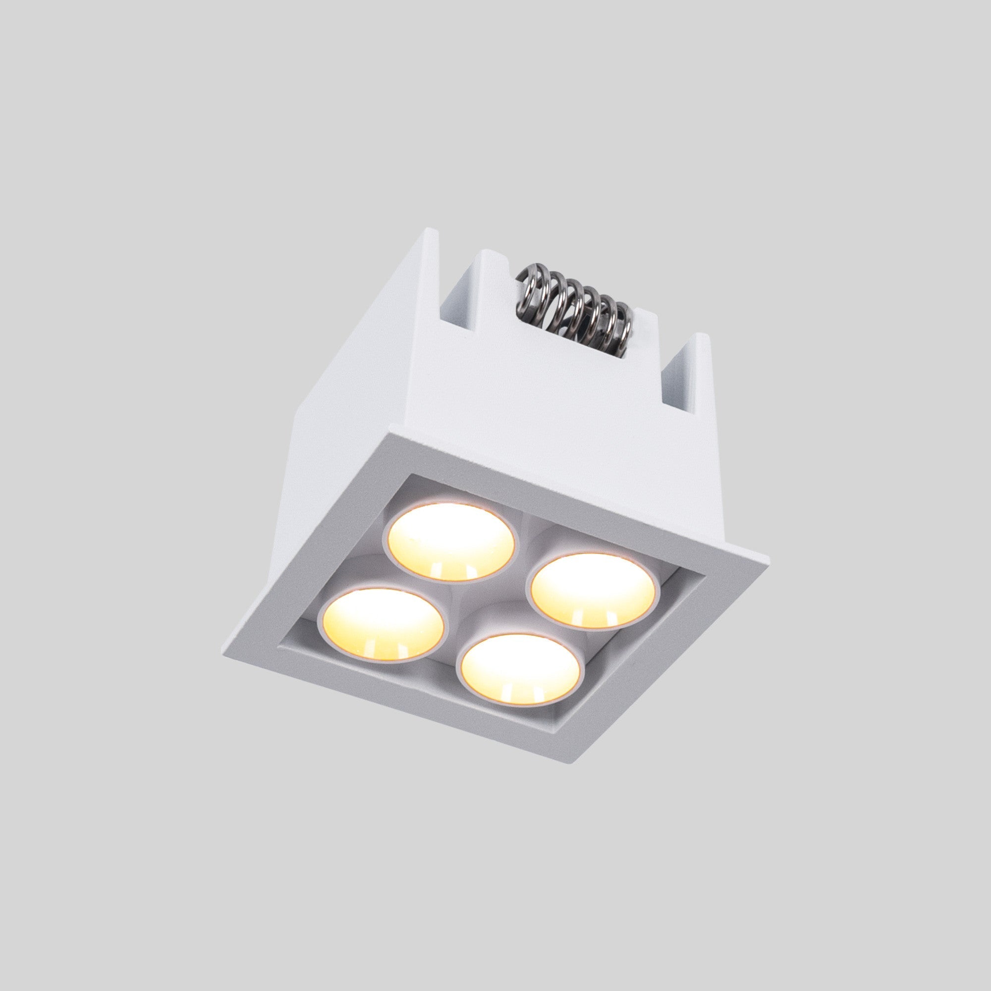 Downlight LED empotrable cuadrado 8W - Chip Osram - UGR18 - Corte 48 x 48 mm