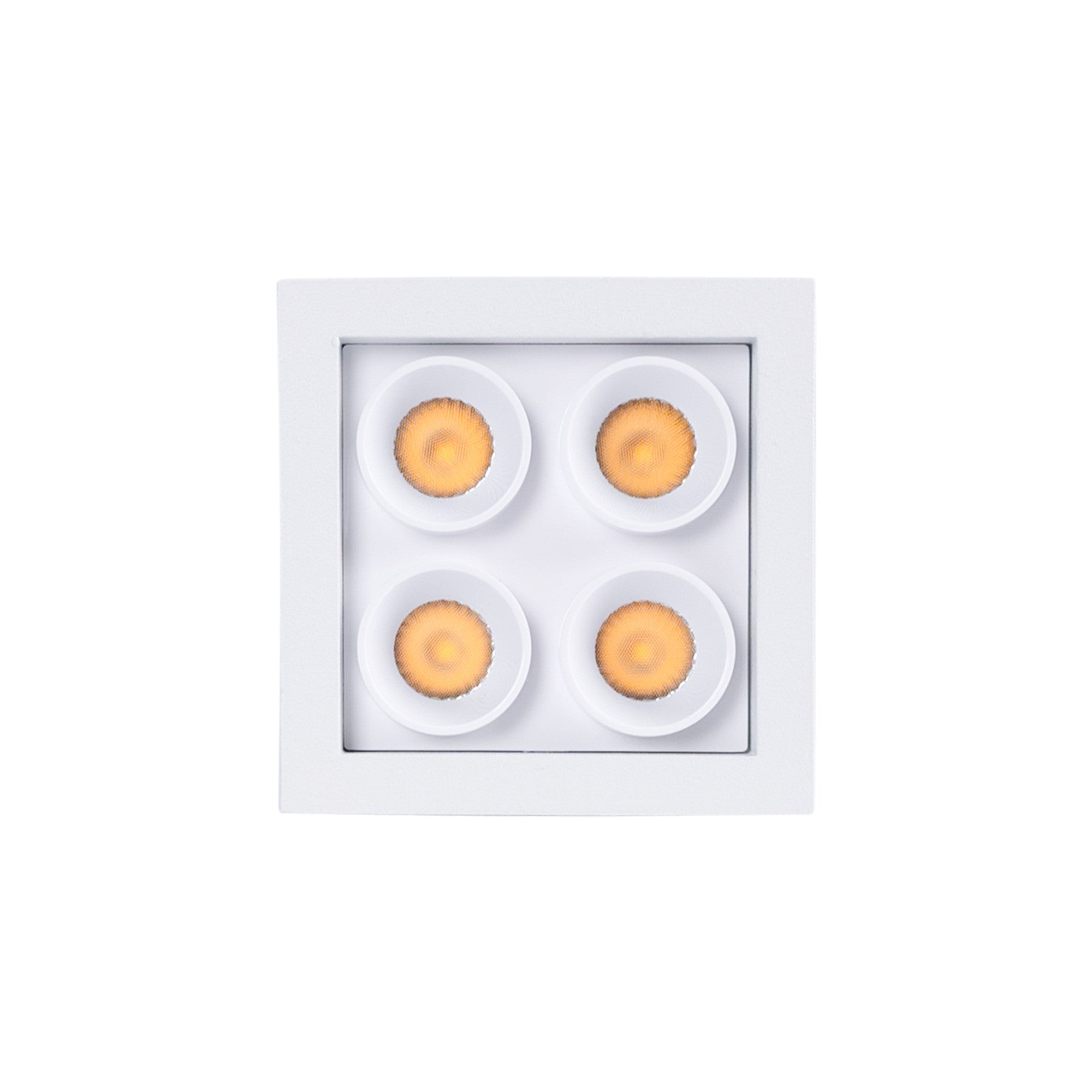 Downlight LED empotrable cuadrado 8W - Chip Osram - UGR18 - Corte 48 x 48 mm
