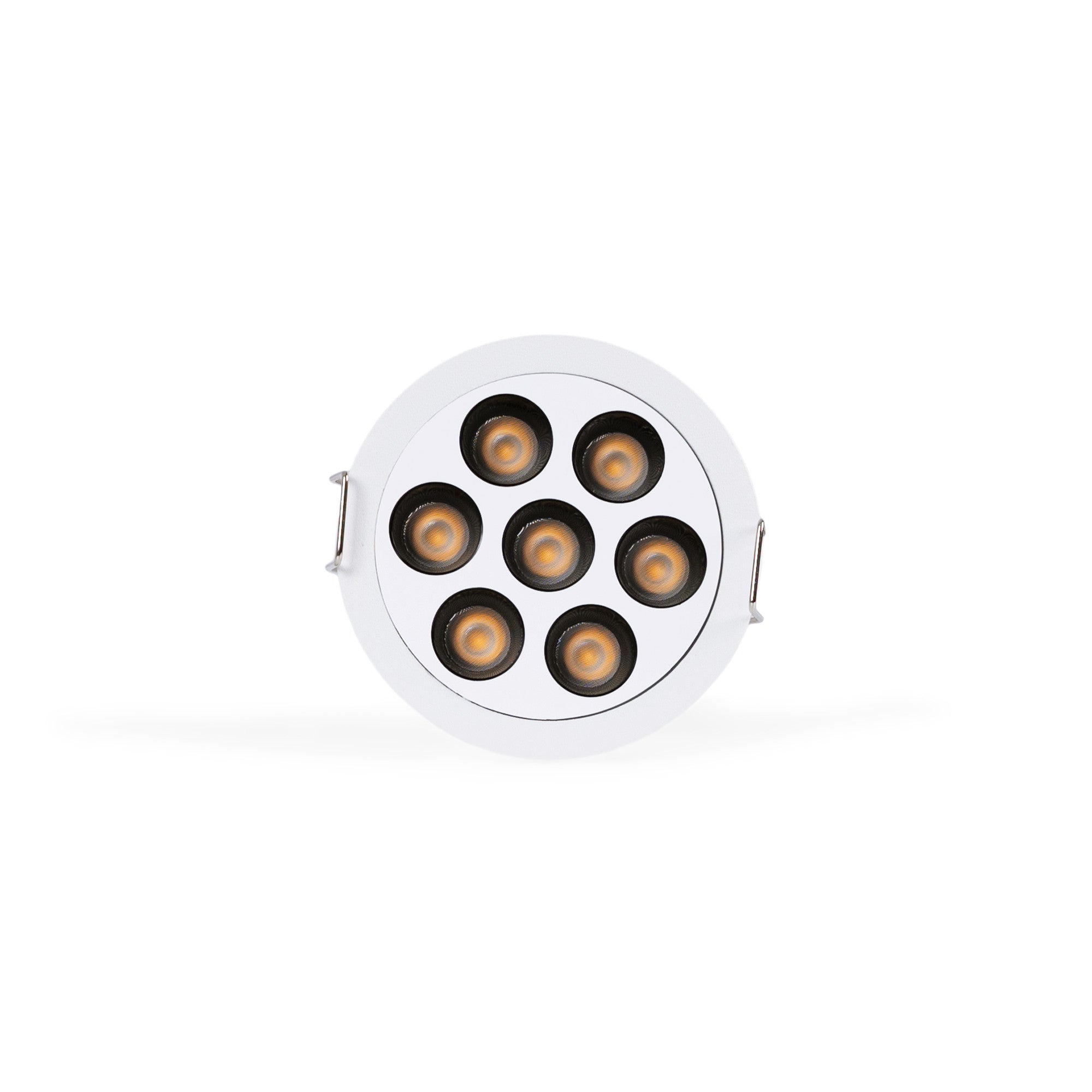 Downlight LED empotrable circular 12W - UGR18 - Corte Ø 70mm - Blanco