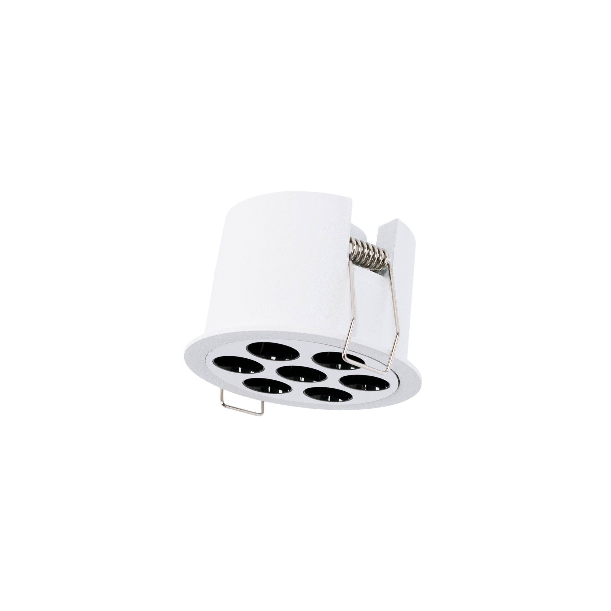 Downlight LED empotrable circular 12W - UGR18 - Corte Ø 70mm - Blanco
