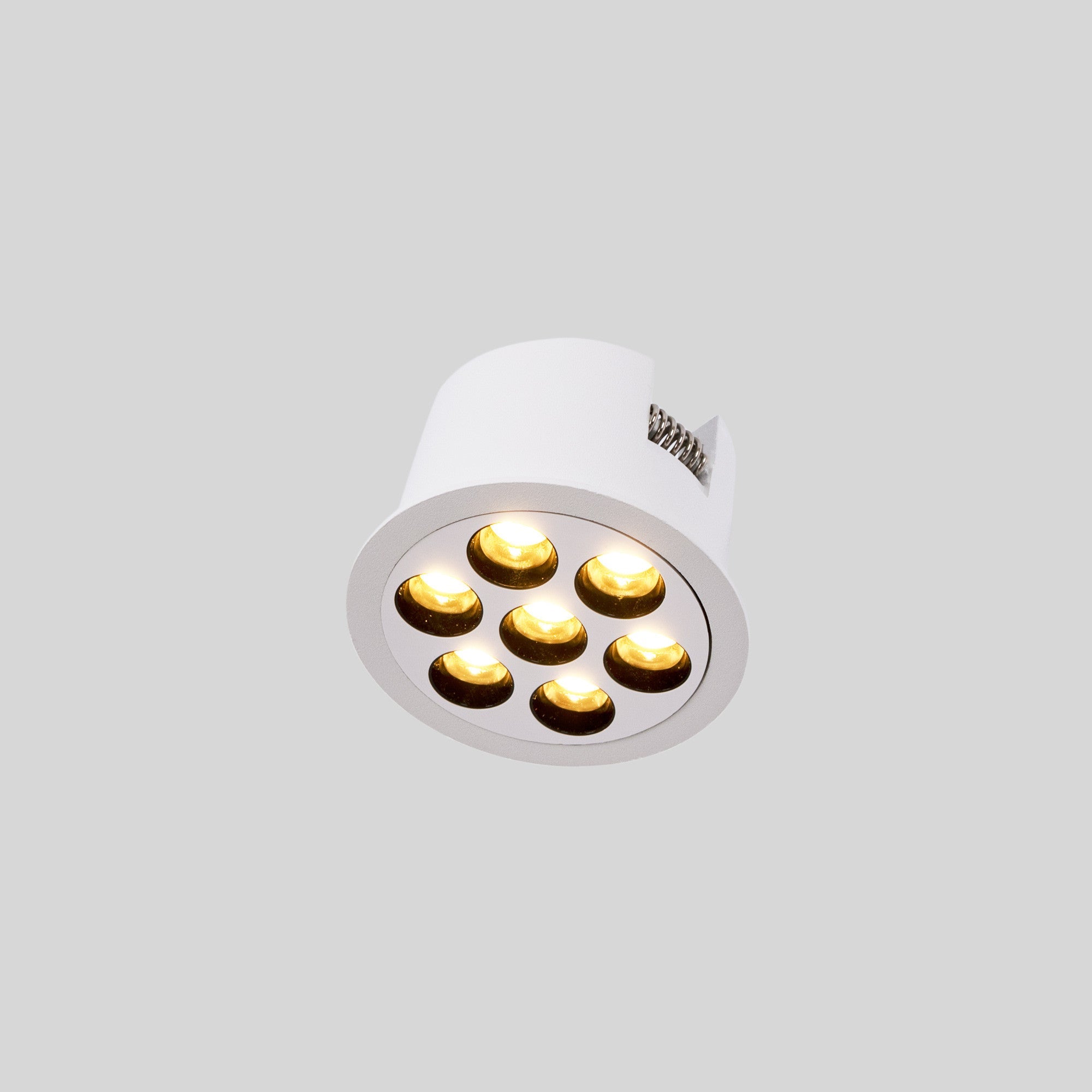 Downlight LED empotrable circular 12W - UGR18 - Corte Ø 70mm - Blanco