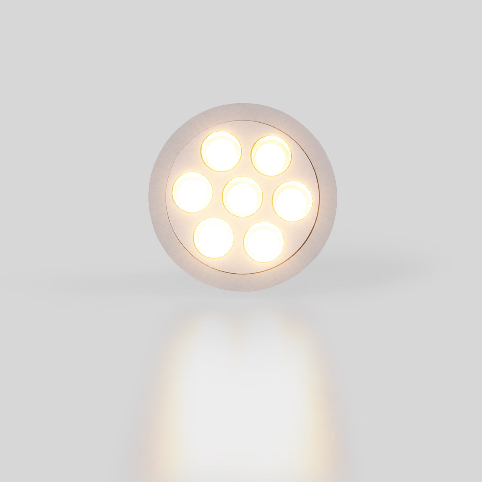 Downlight LED empotrable circular 12W - UGR18 - Corte Ø 70mm - Blanco