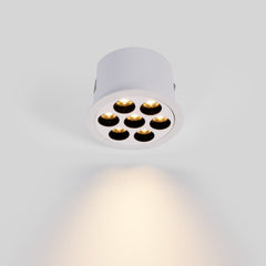 Downlight LED empotrable circular 12W - UGR18 - Corte Ø 70mm - Blanco