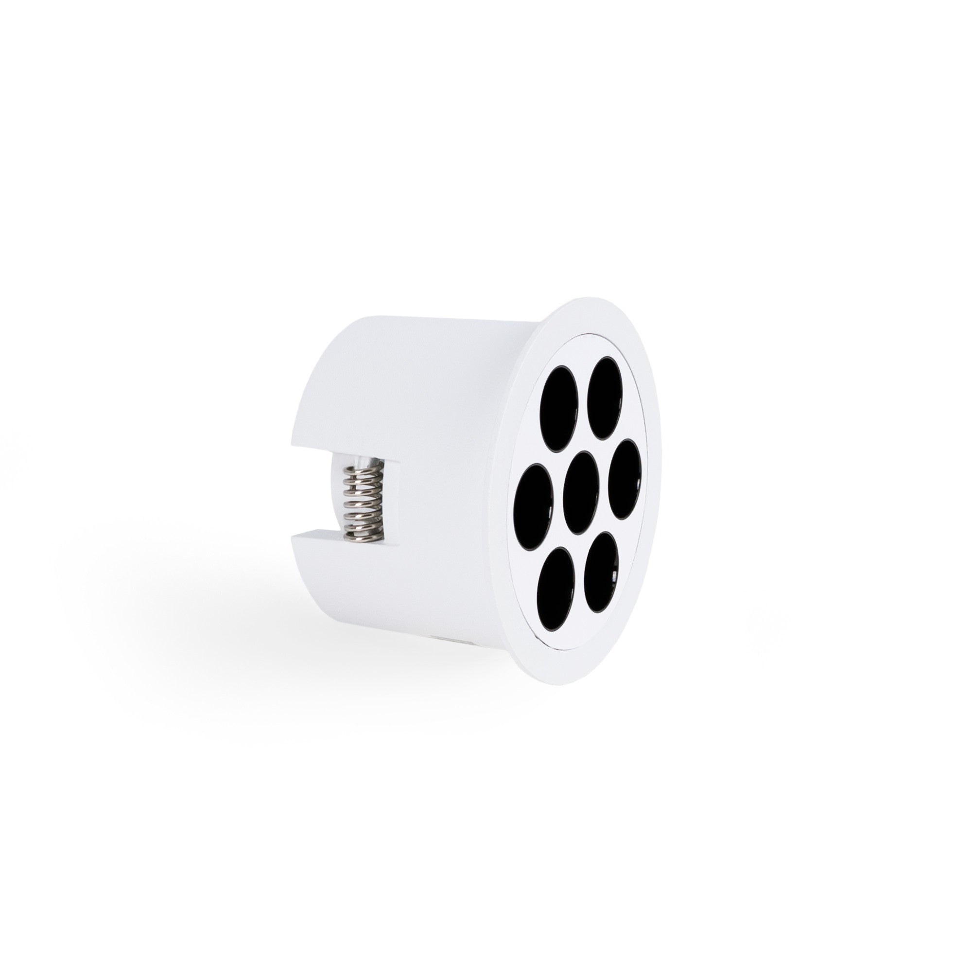 Downlight LED empotrable circular 12W - UGR18 - Corte Ø 70mm - Blanco