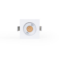 Downlight LED empotrable cuadrado 2W - Chip Osram - UGR18 -  Corte Ø 25mm - Blanco