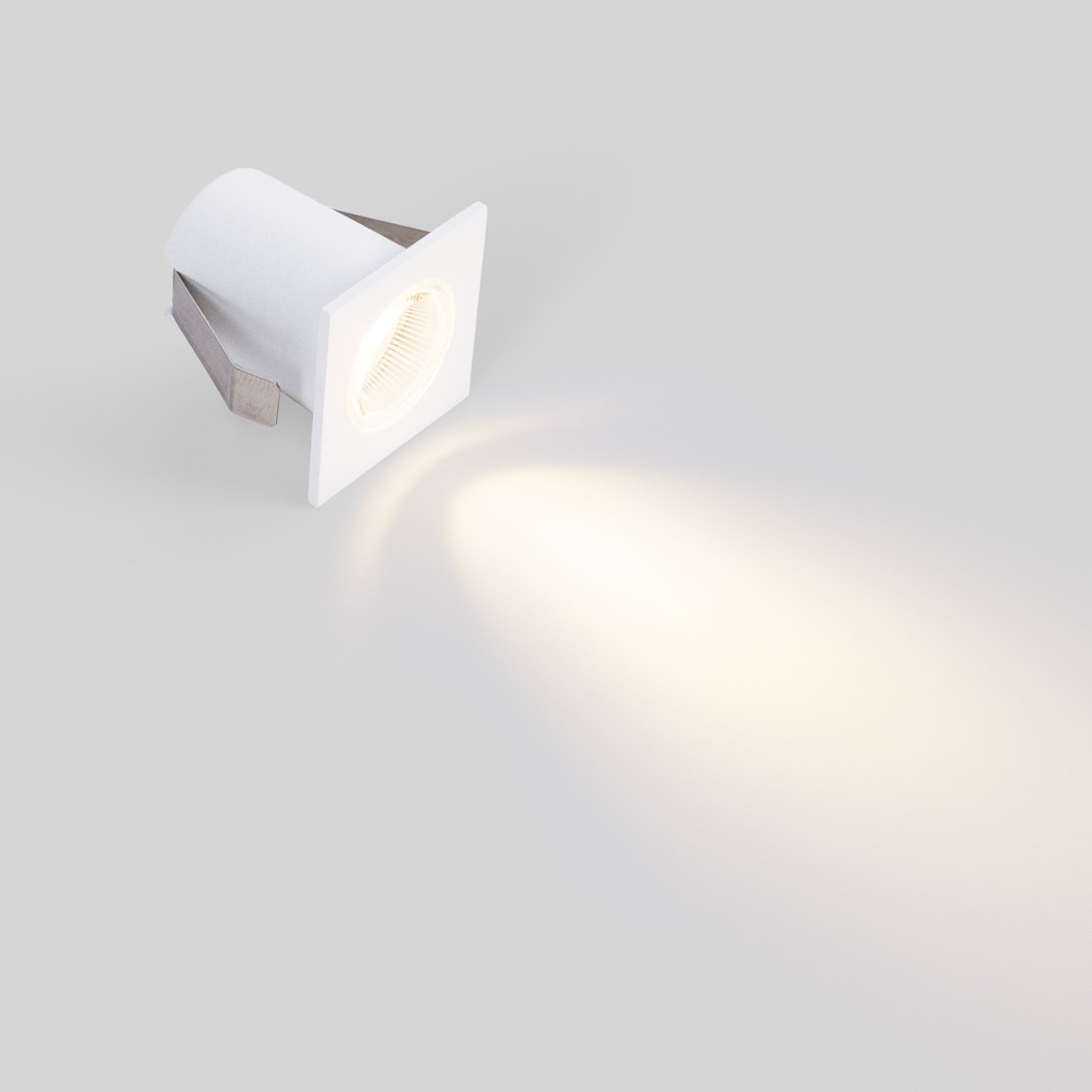 Downlight LED empotrable cuadrado 2W - Chip Osram - UGR18 -  Corte Ø 25mm - Blanco