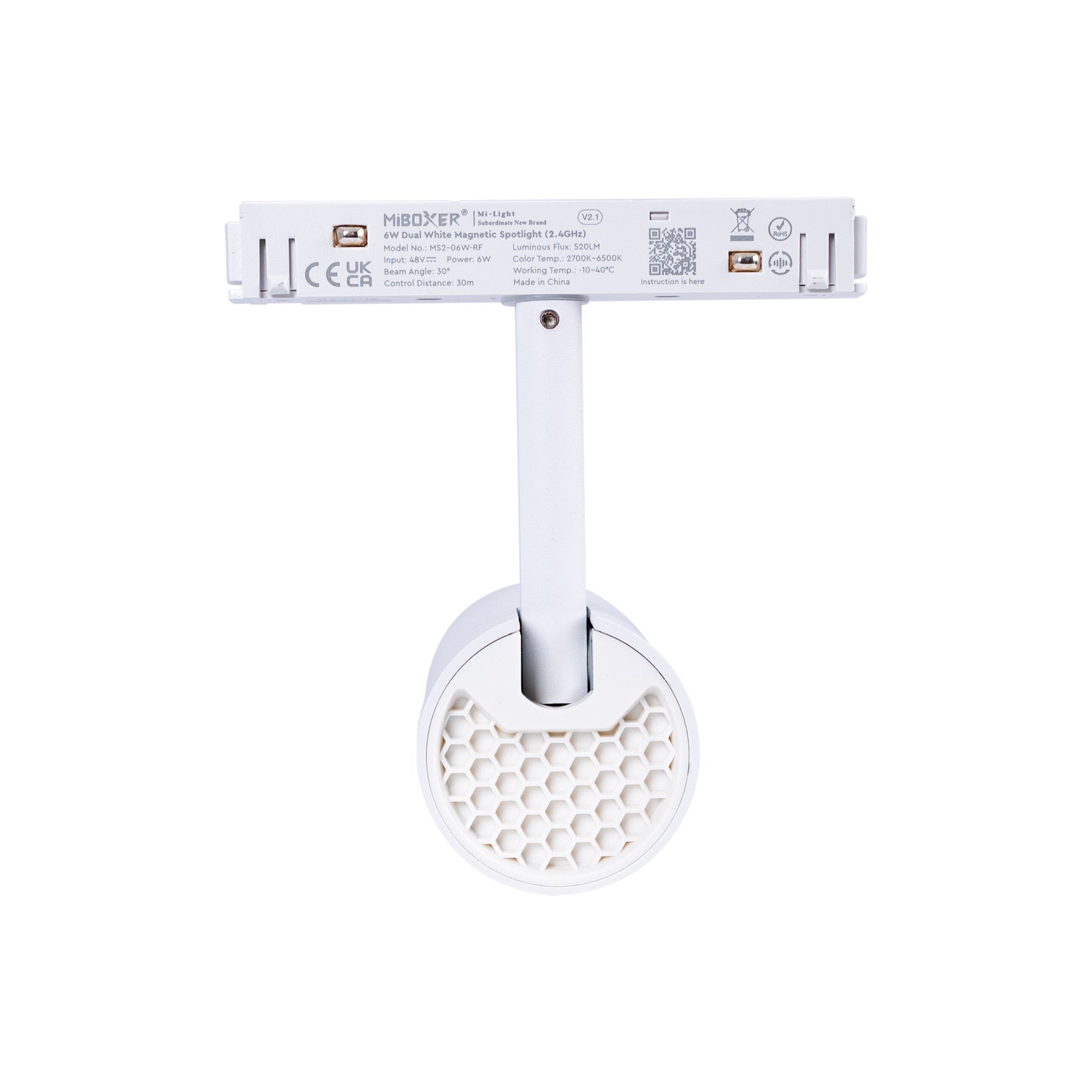 Foco LED CCT para carril magnético 48V - 6W - Mi Light