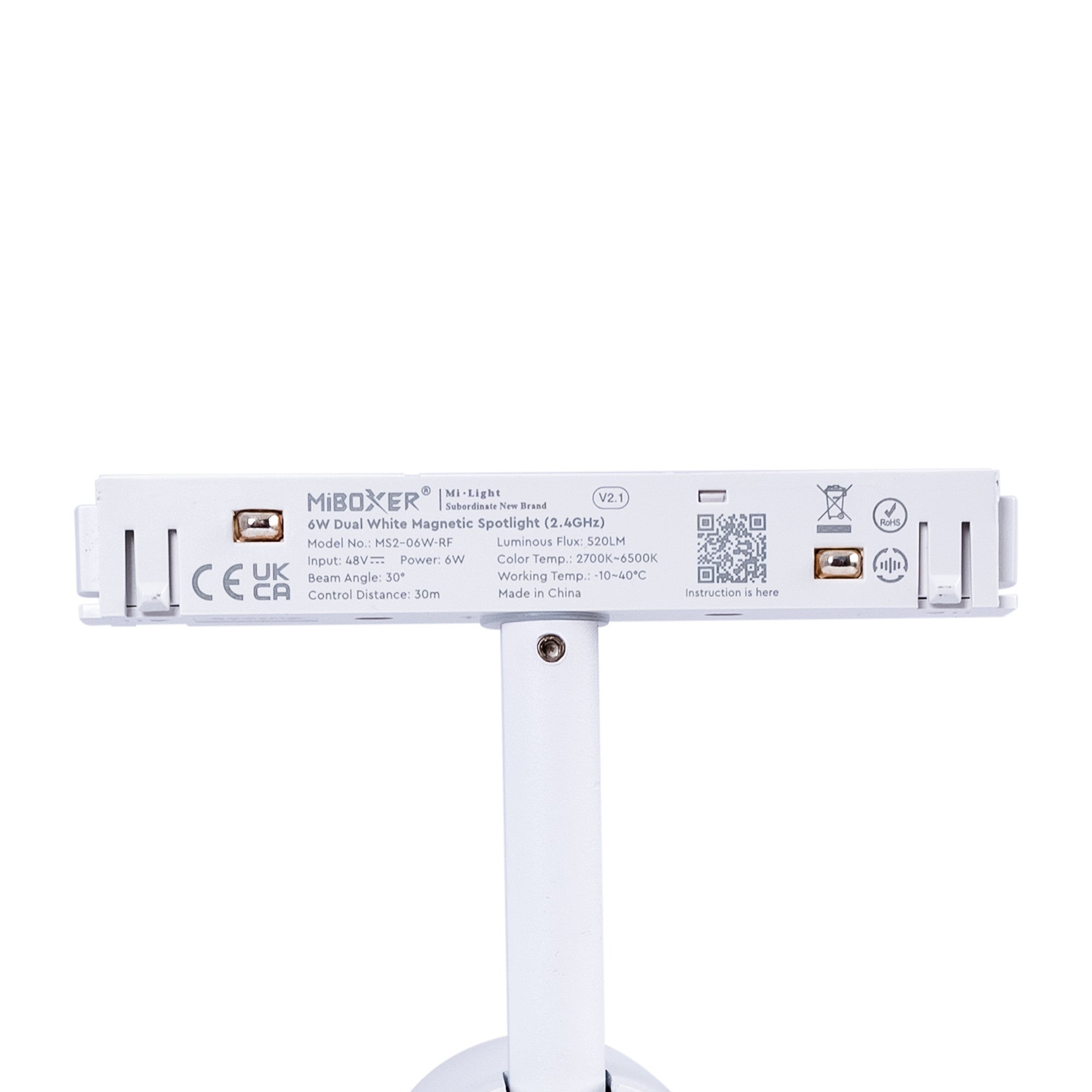 Foco LED CCT para carril magnético 48V - 6W - Mi Light