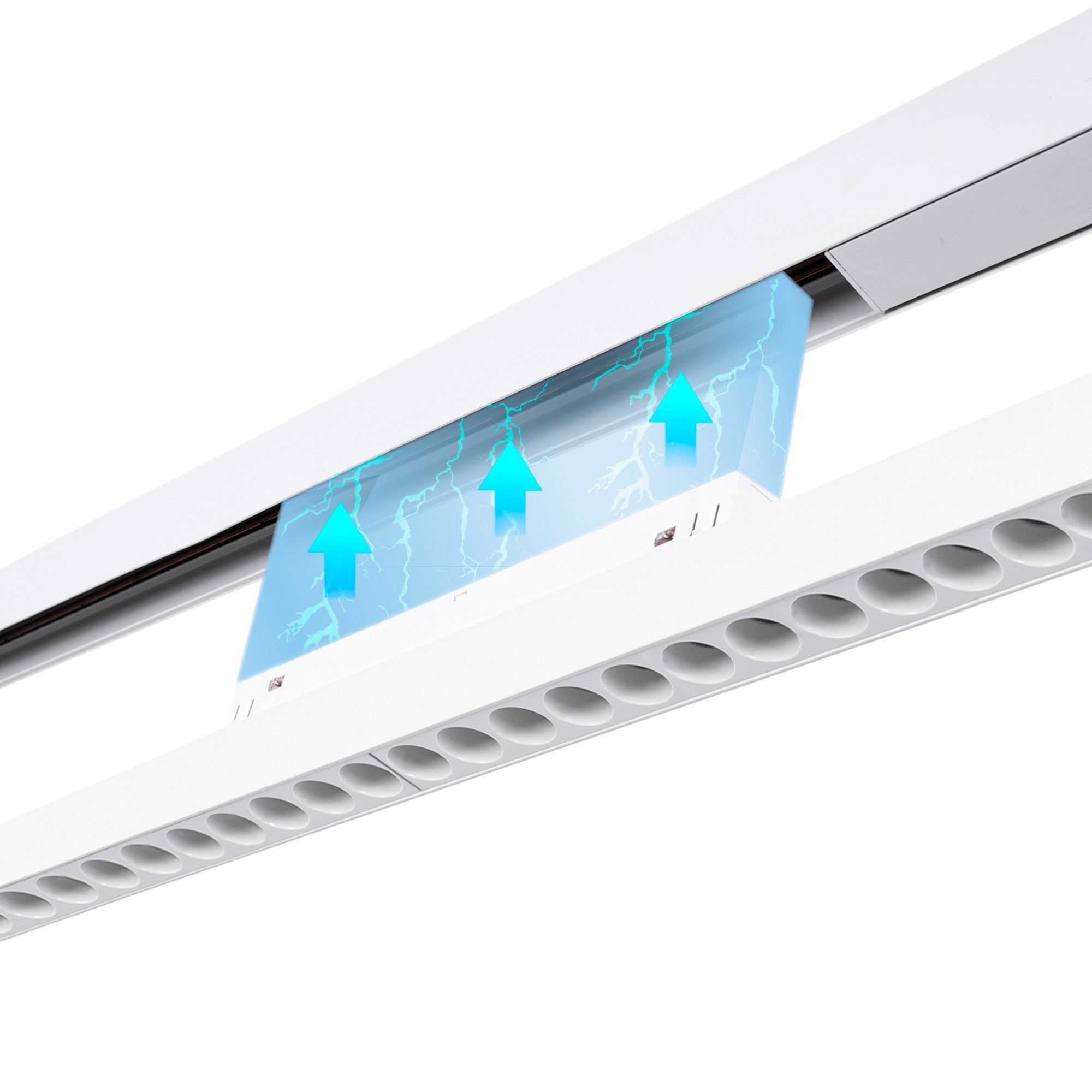 Luminaria lineal para carril magnético RGB + CCT - 12W - UGR18 - Mi Light