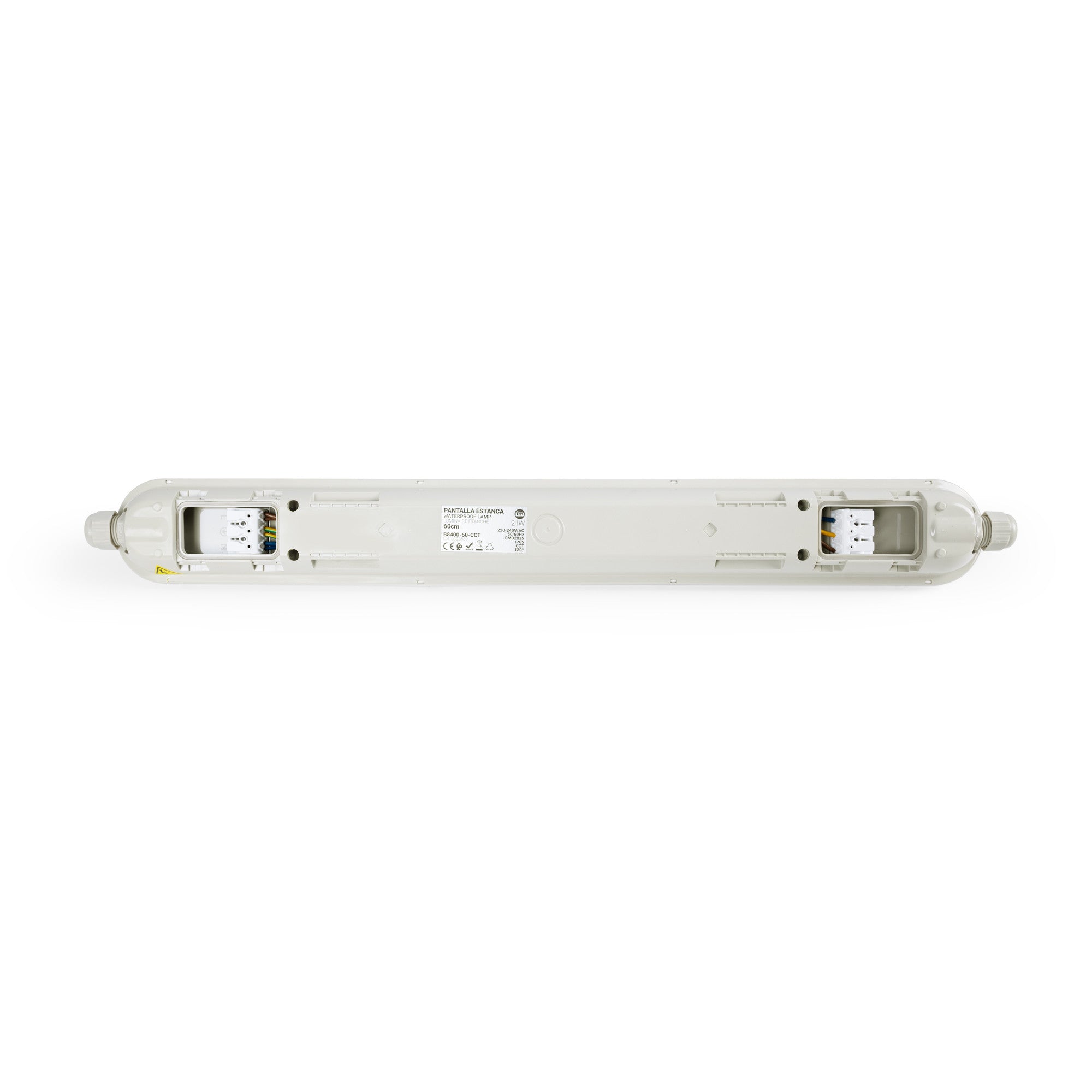 Pantalla estanca LED lineal enlazable CCT - 60cm - 21W - IP65